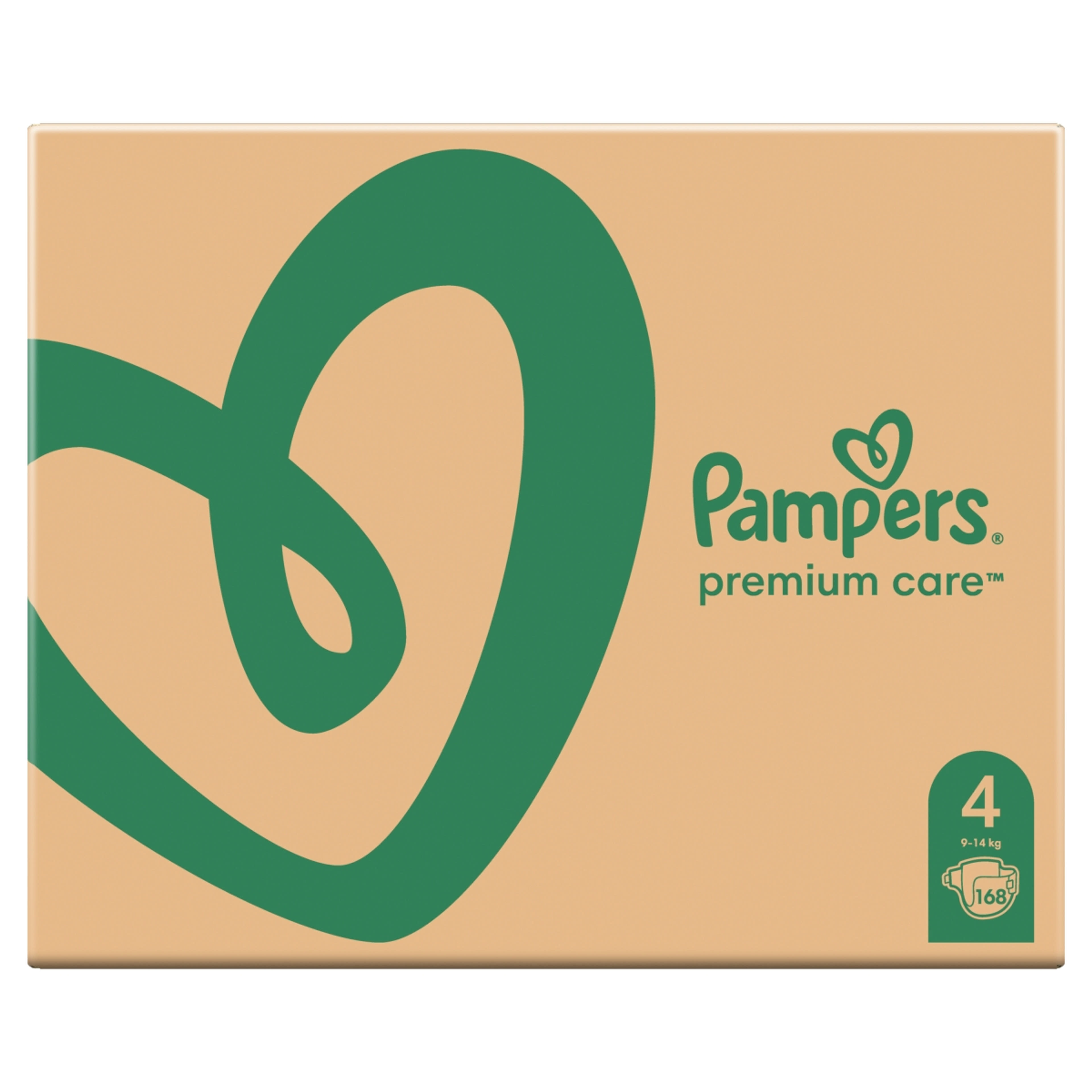 Pampers Premium Care monthly pack 4 9-14 kg - 168 db