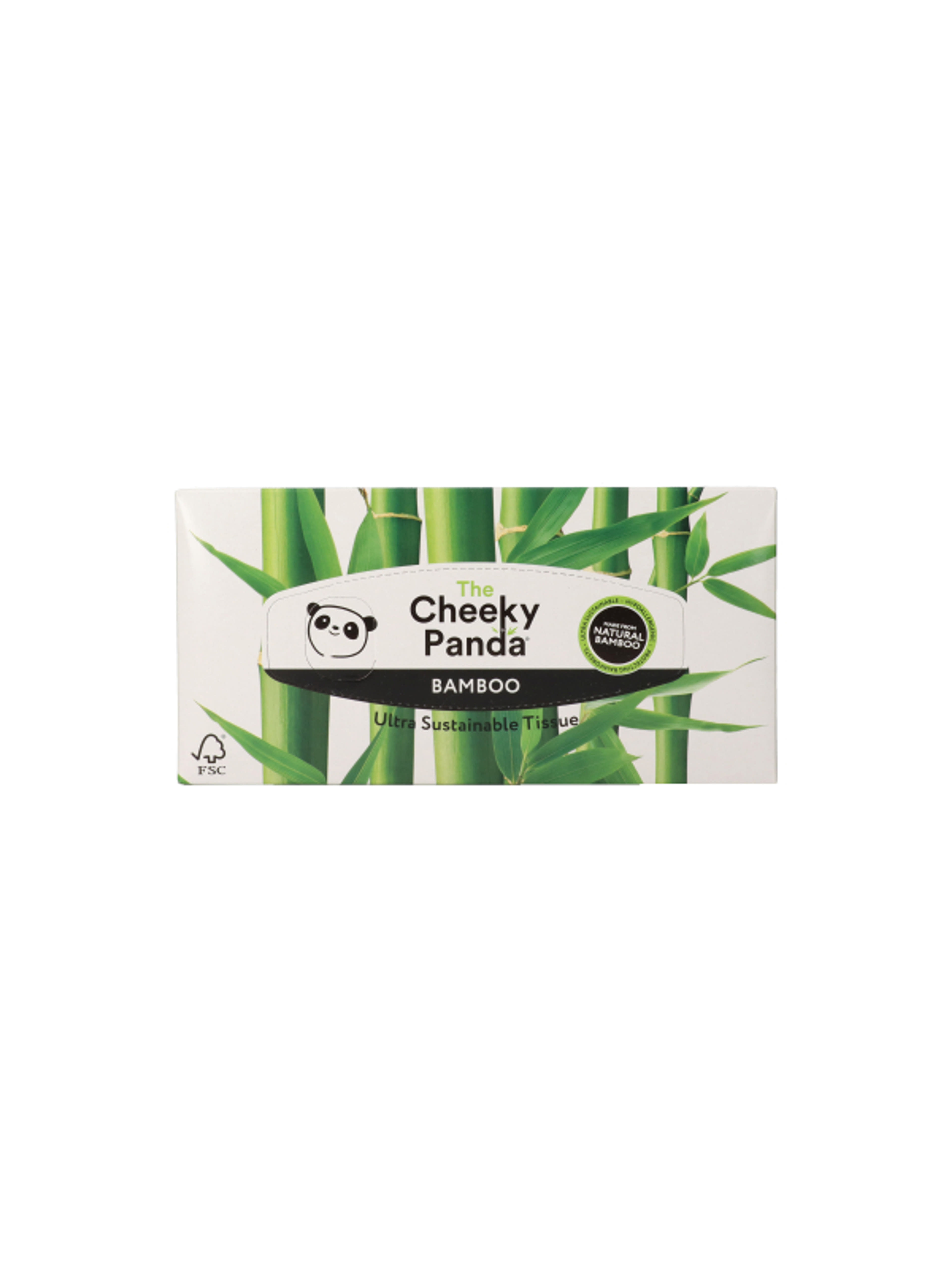Cheeky Panda Bambusz Papírzsebkendő 3 rétegű - 80 db-1