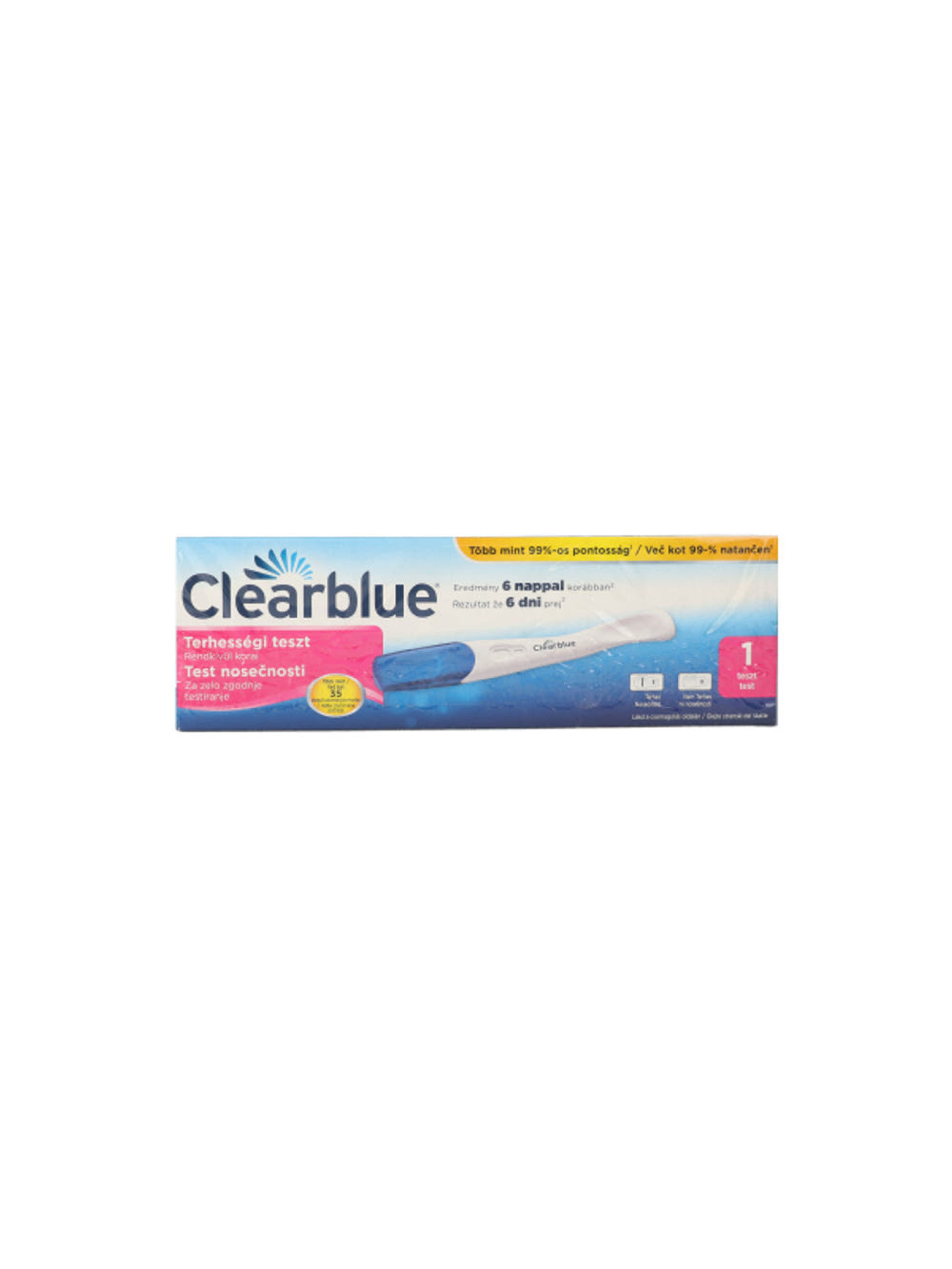 Clearblue rendkívül korai terhességi teszt - 1 db