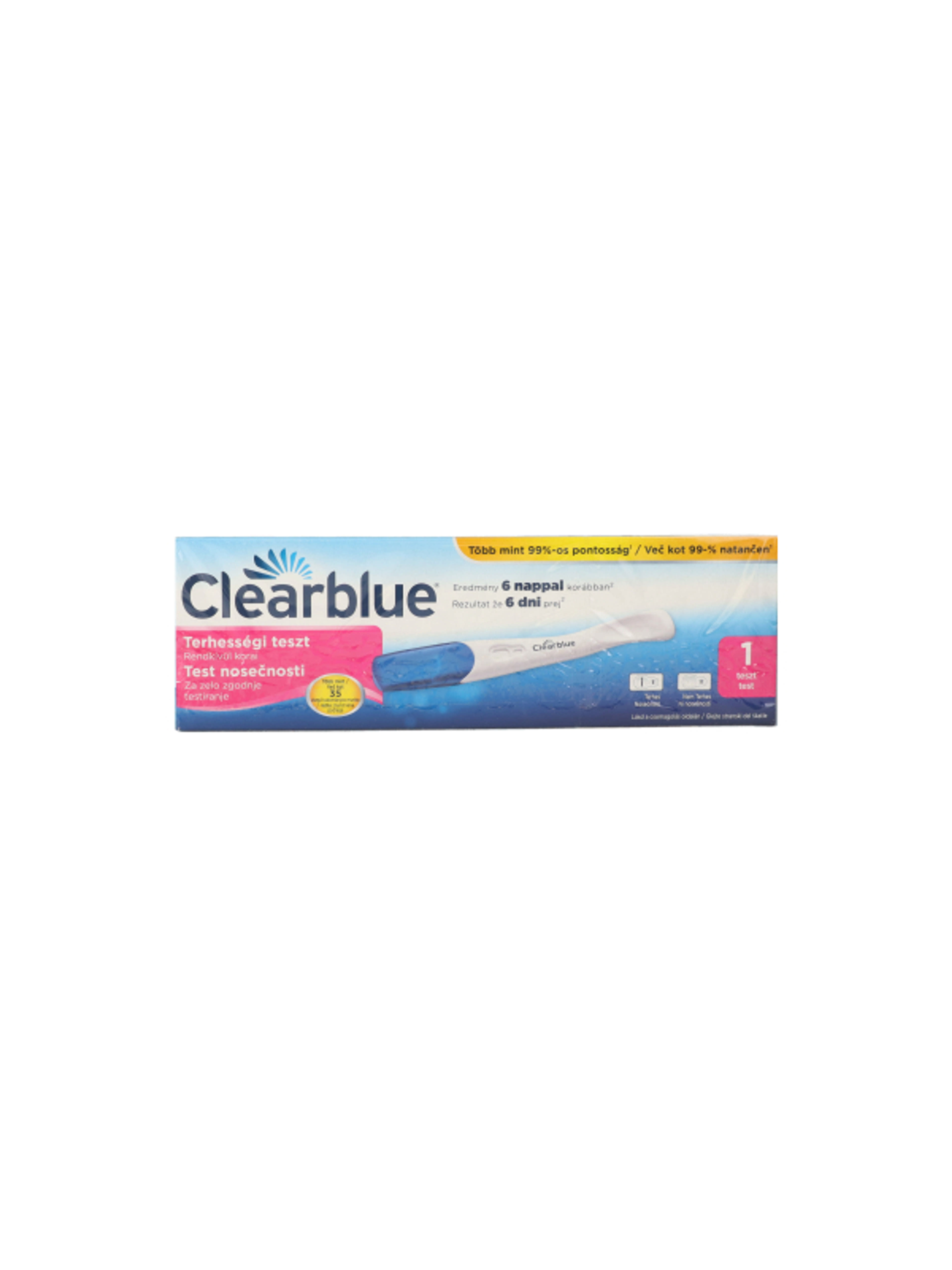 Clearblue rendkívül korai terhességi teszt - 1 db