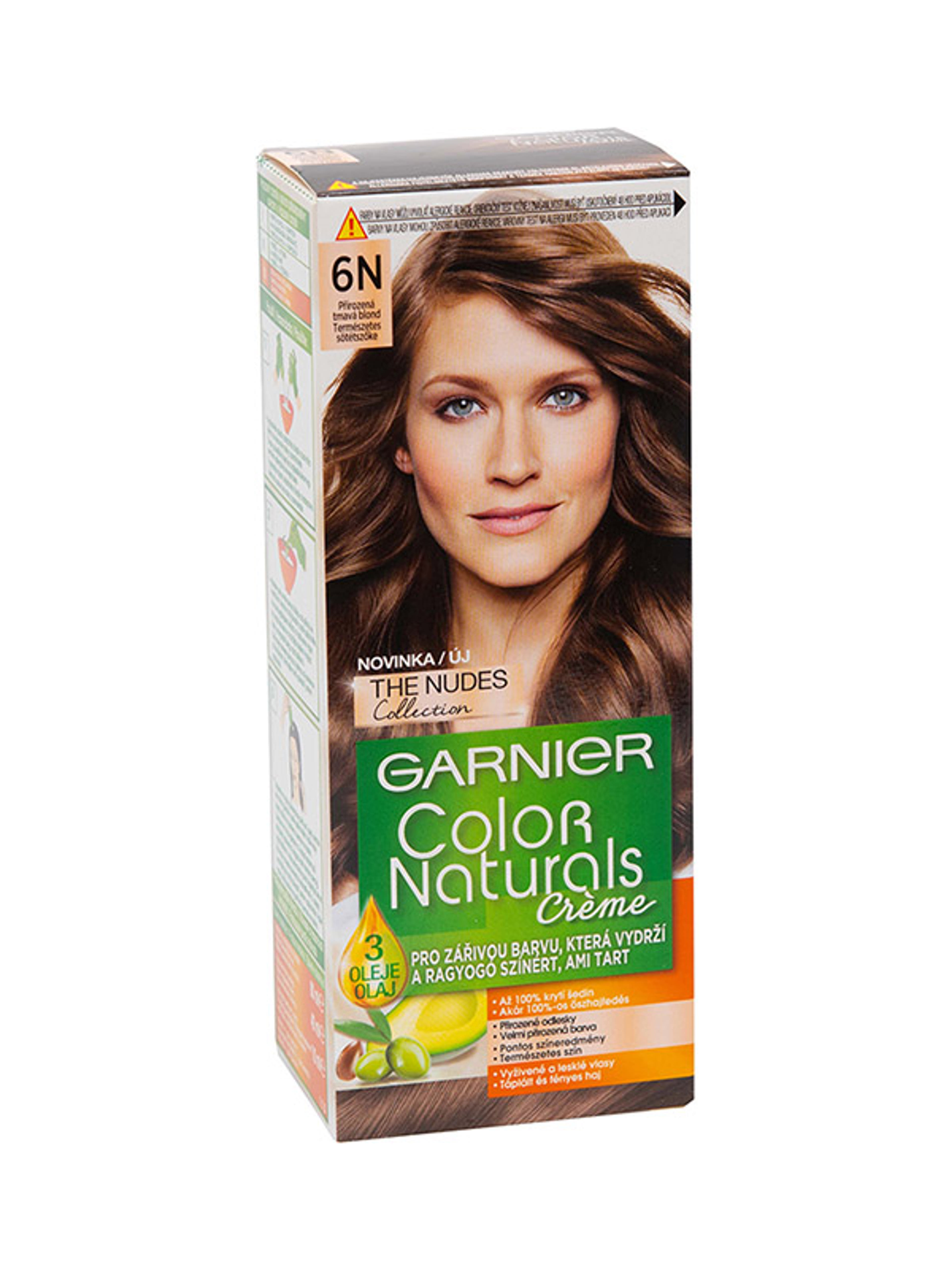 Garnier Color Naturals Tartós hajfesték 6N Természetes sötétszőke - 1 db-1