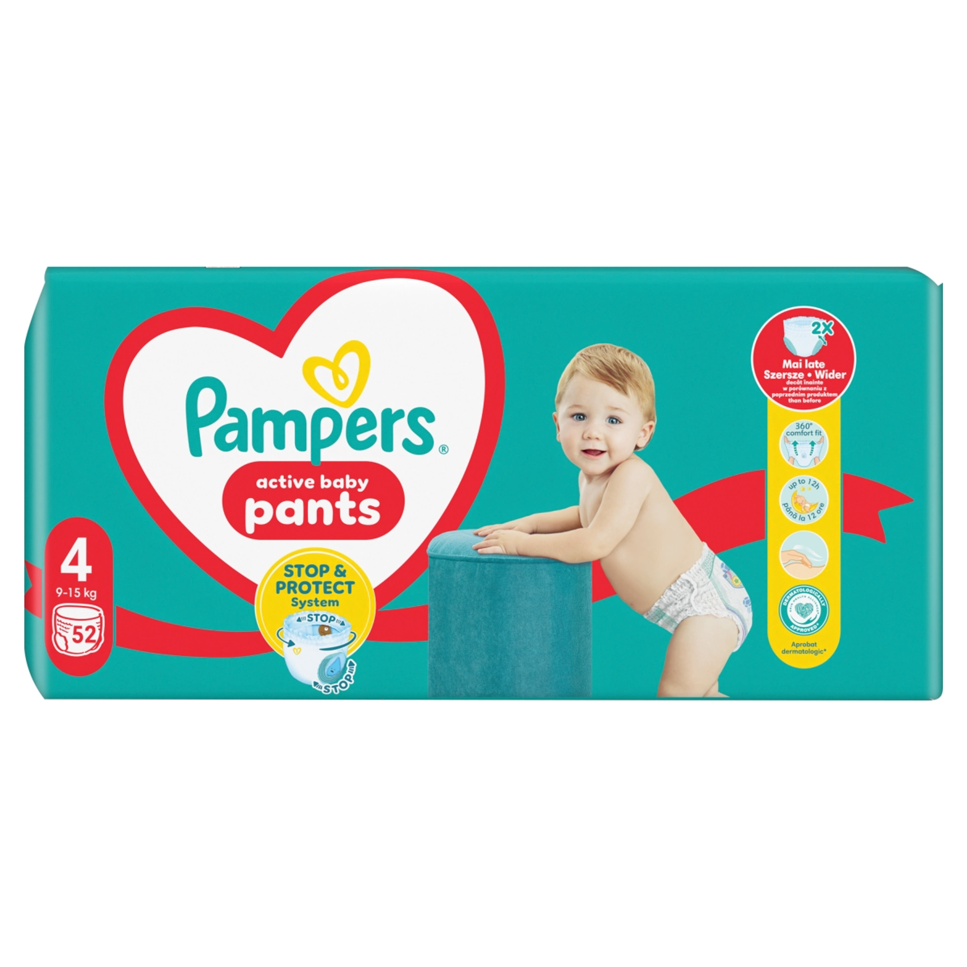 Pampers Pants Jumbo Pack Pelenka 4-es 9-15kg - 52 db-3