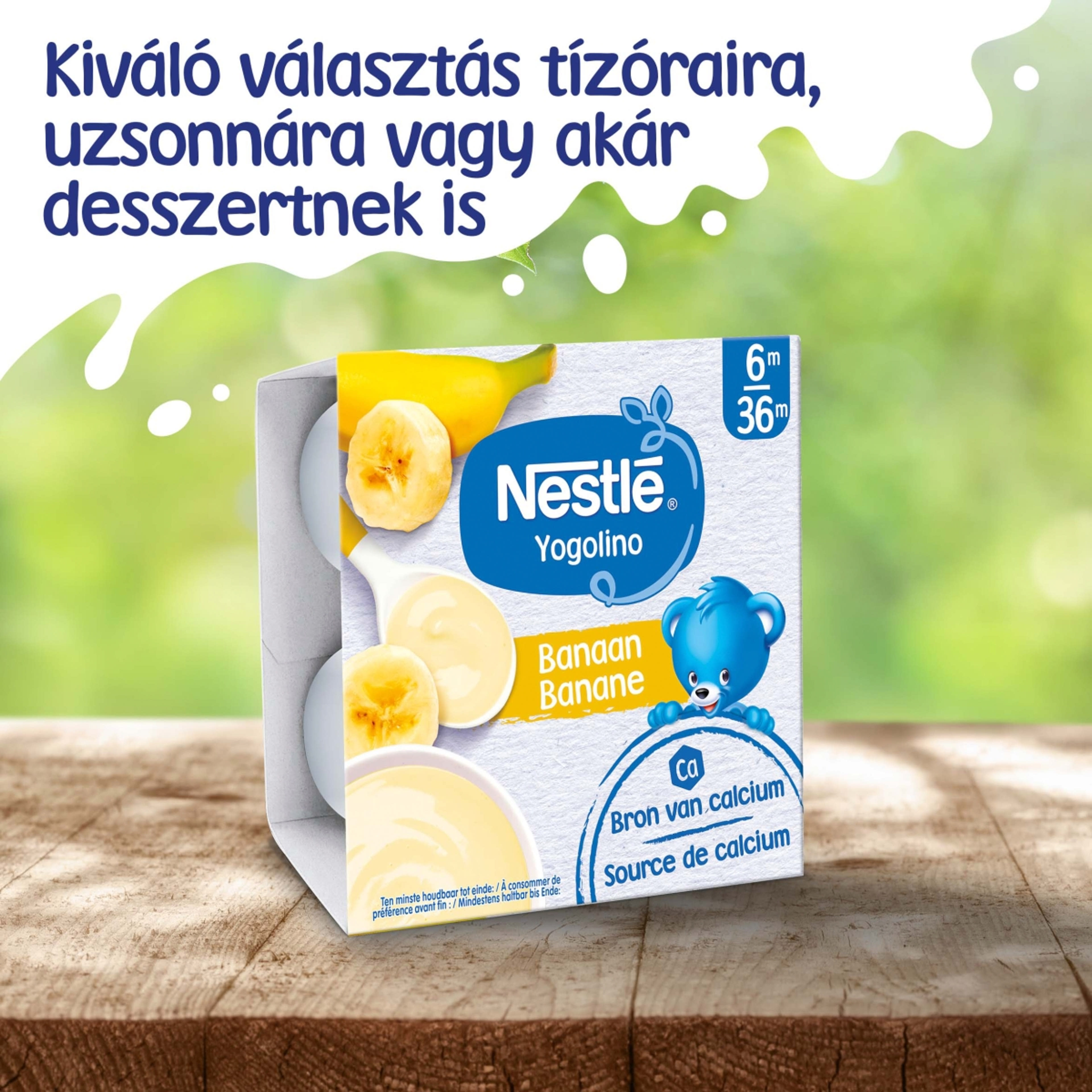 Nestle Yogolino 6 hónapos kortól  banános 4*100g - 400 g-6