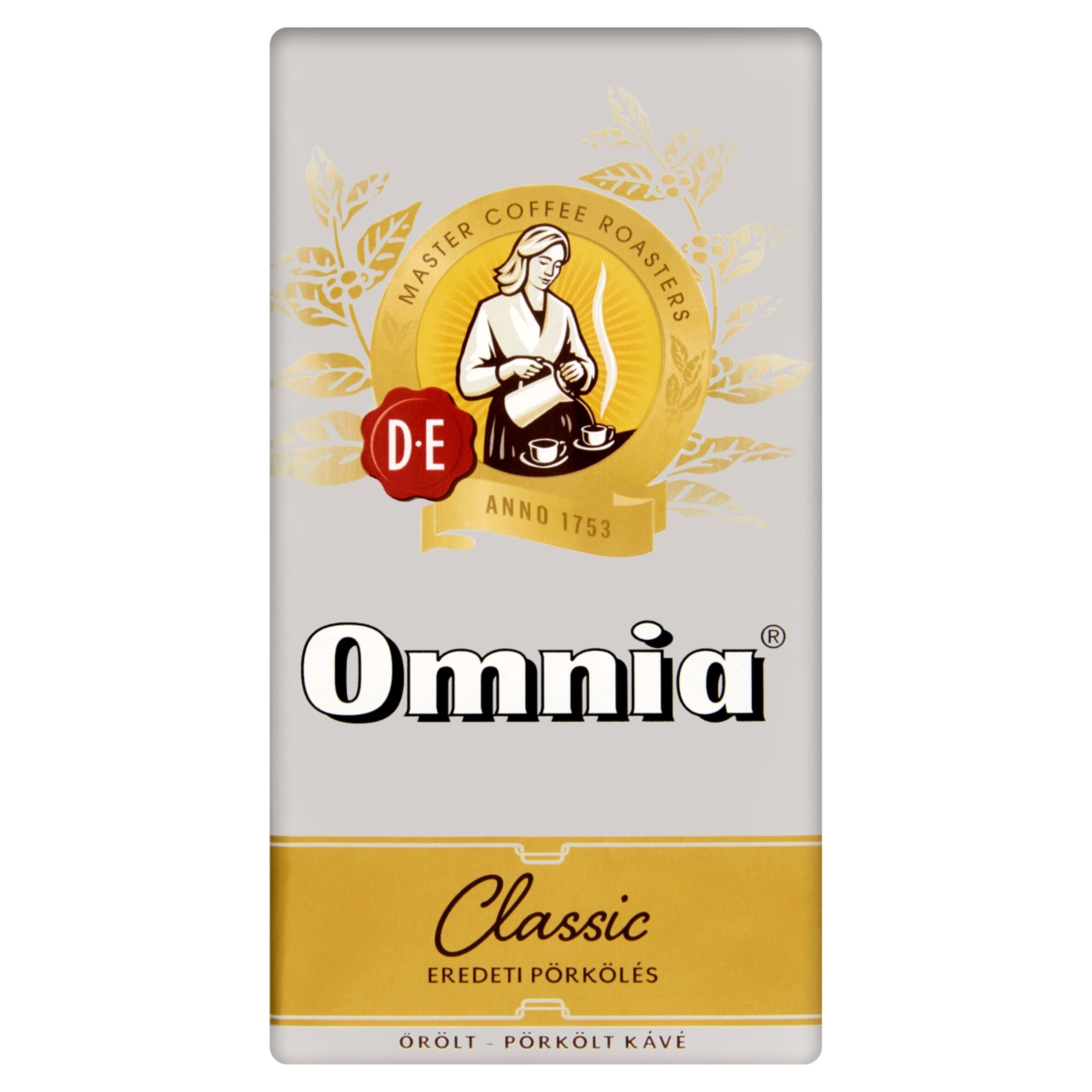 Douwe Egberts Omnia Classic eredeti pörkölésű kávé - 250 g