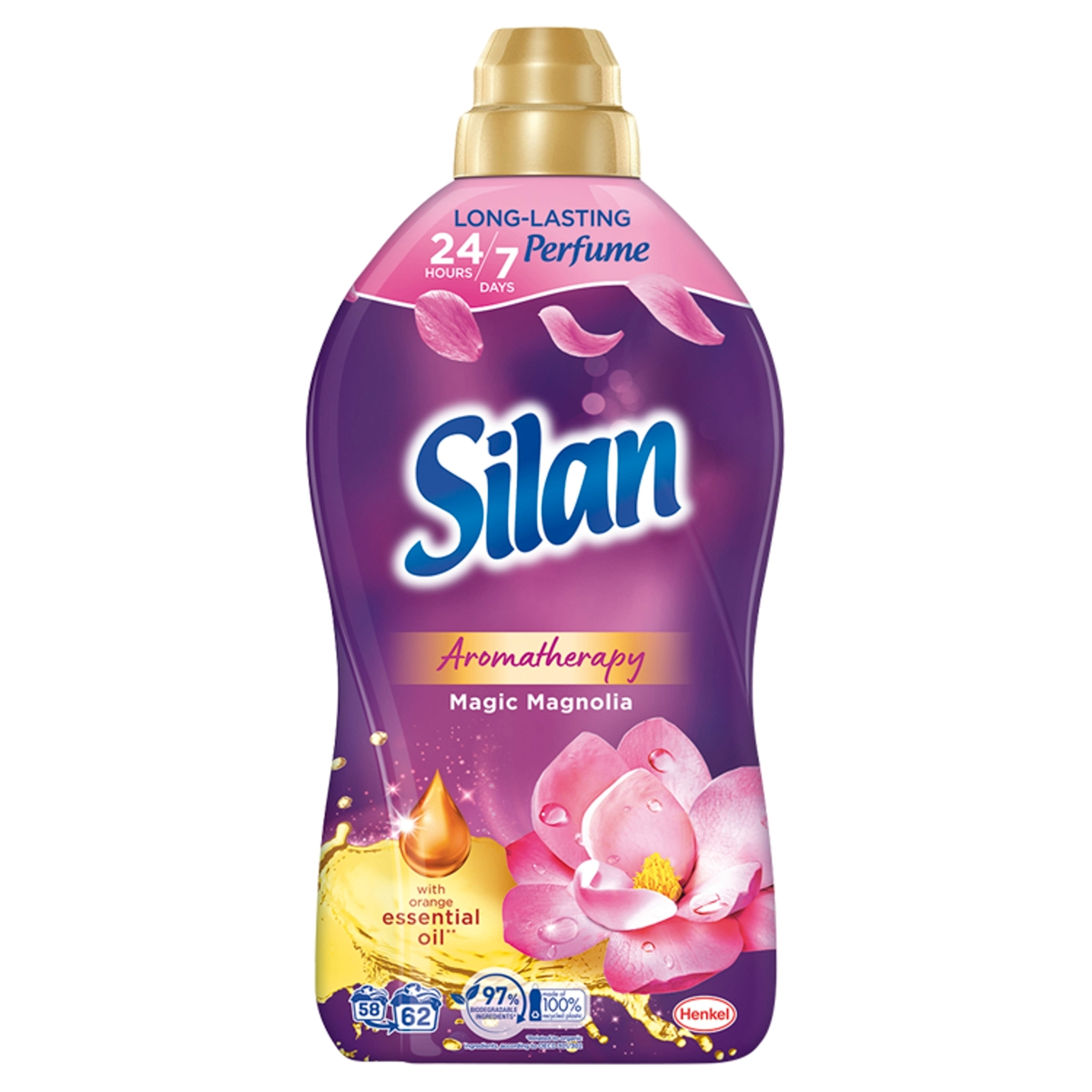 Silan Aromatherapy Magic Magnolia öblítő 62 mosás - 1364 ml