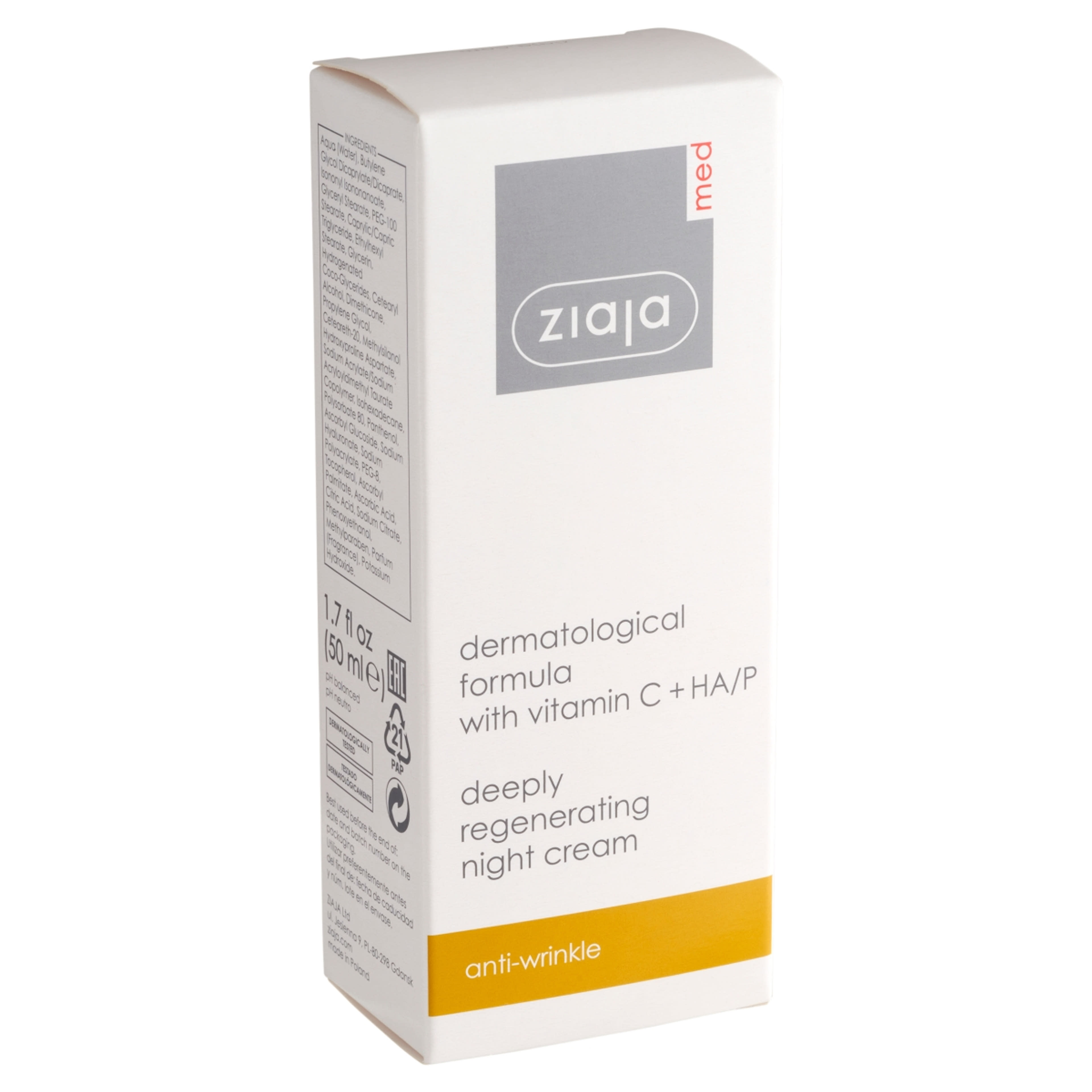 Ziaja Med C-vitaminos ránctalanító, regeneráló éjszakai krém - 50 ml-2