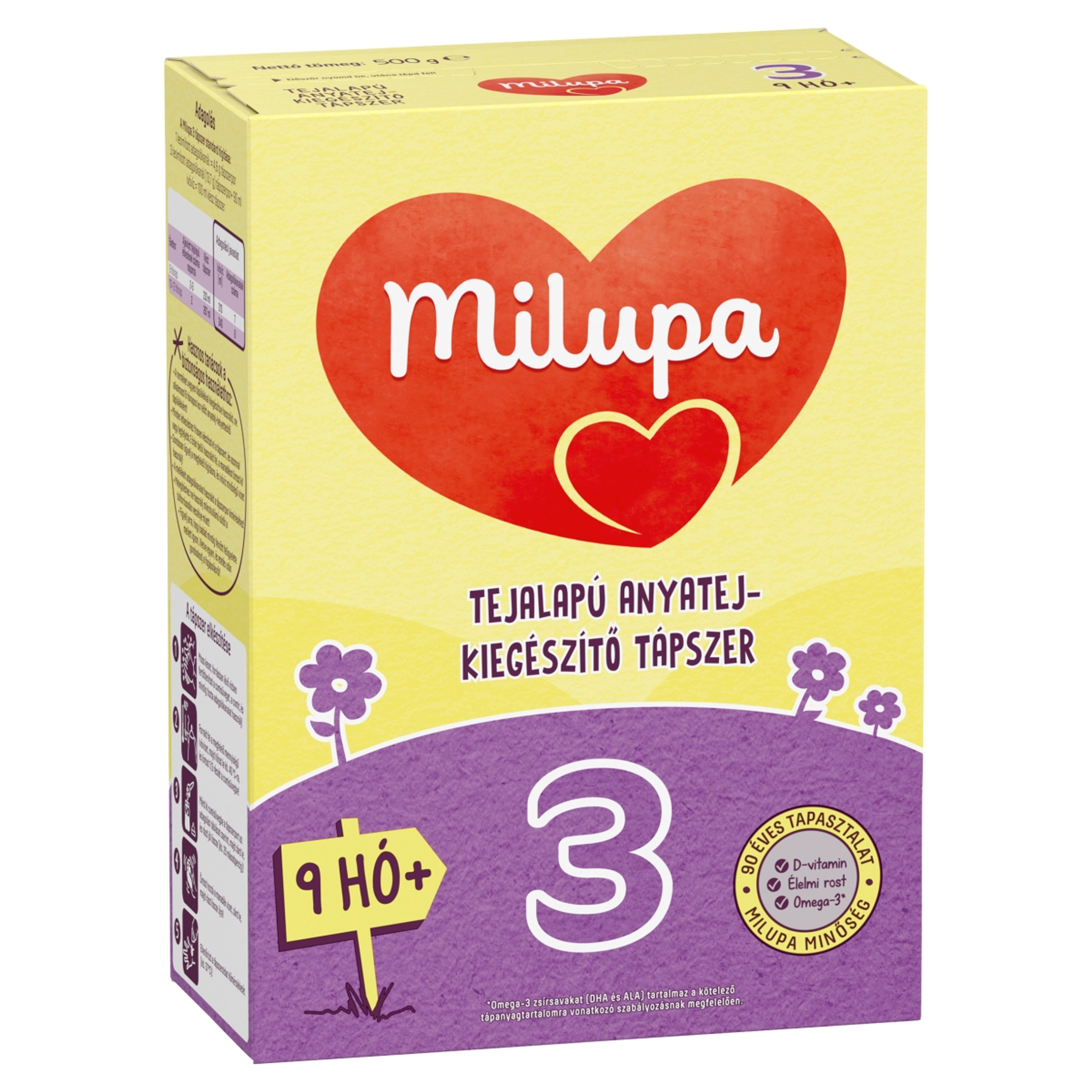 Milupa 3 tápszer 9 hónapos kortól - 500 g-3