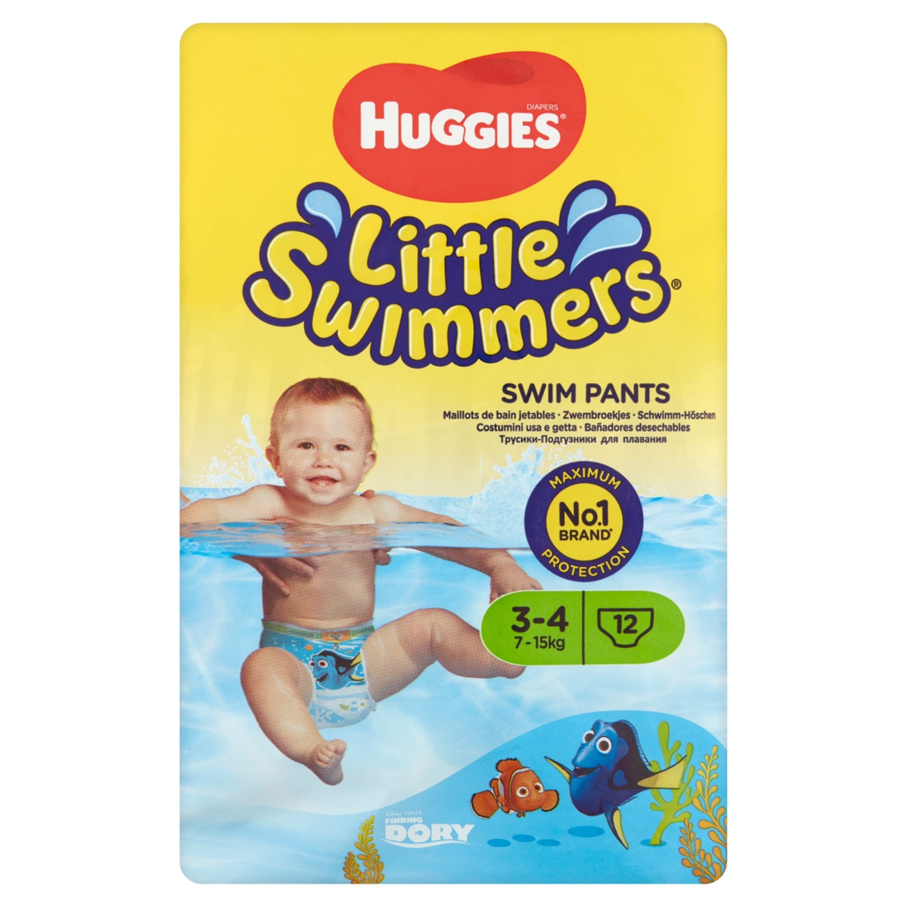 Huggies Little Swimmers 3-4 7 kg-15 kg úszópelenka - 12 db