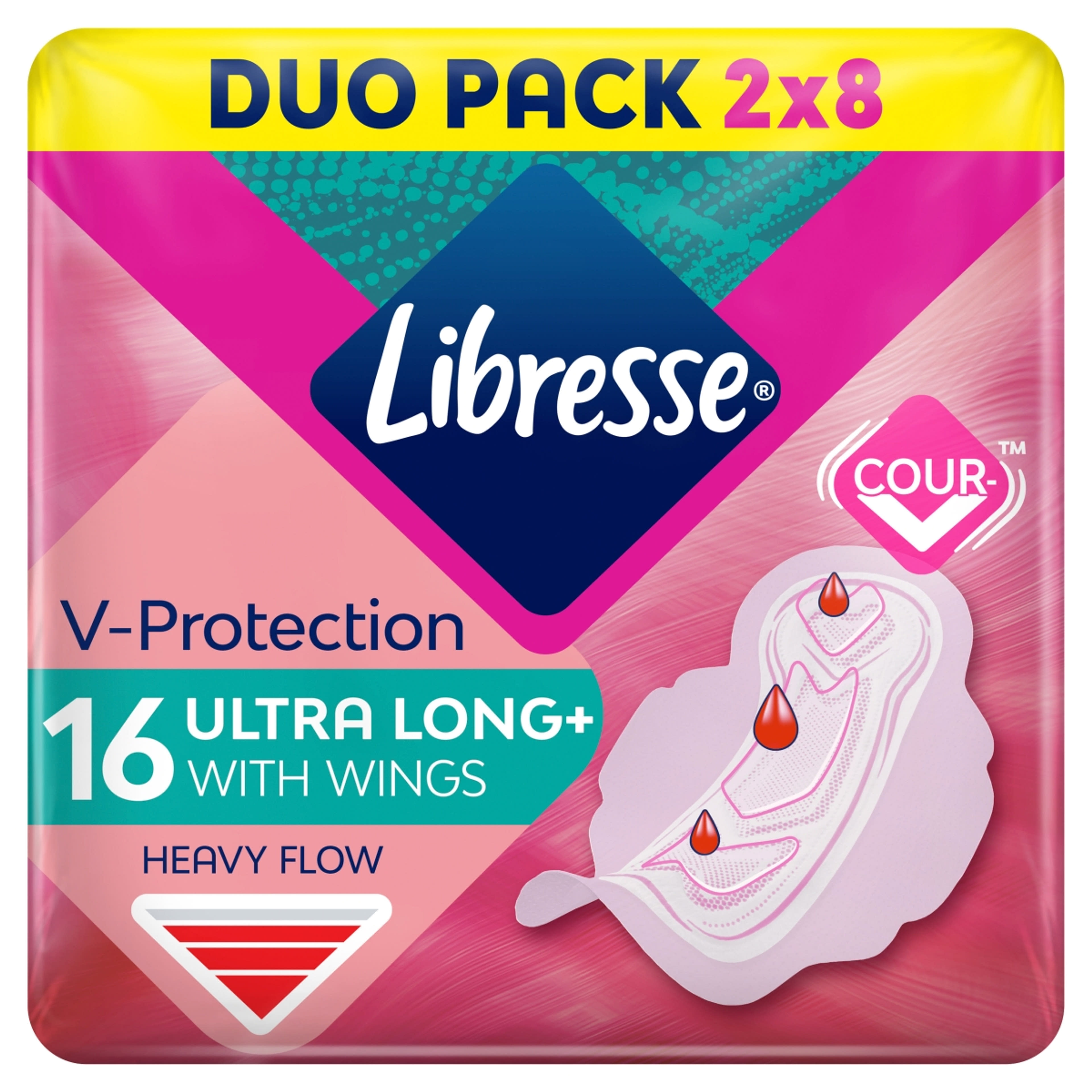 Libresse Ultra Long vékony szárnyas egészségügyi betét - 16 db-5
