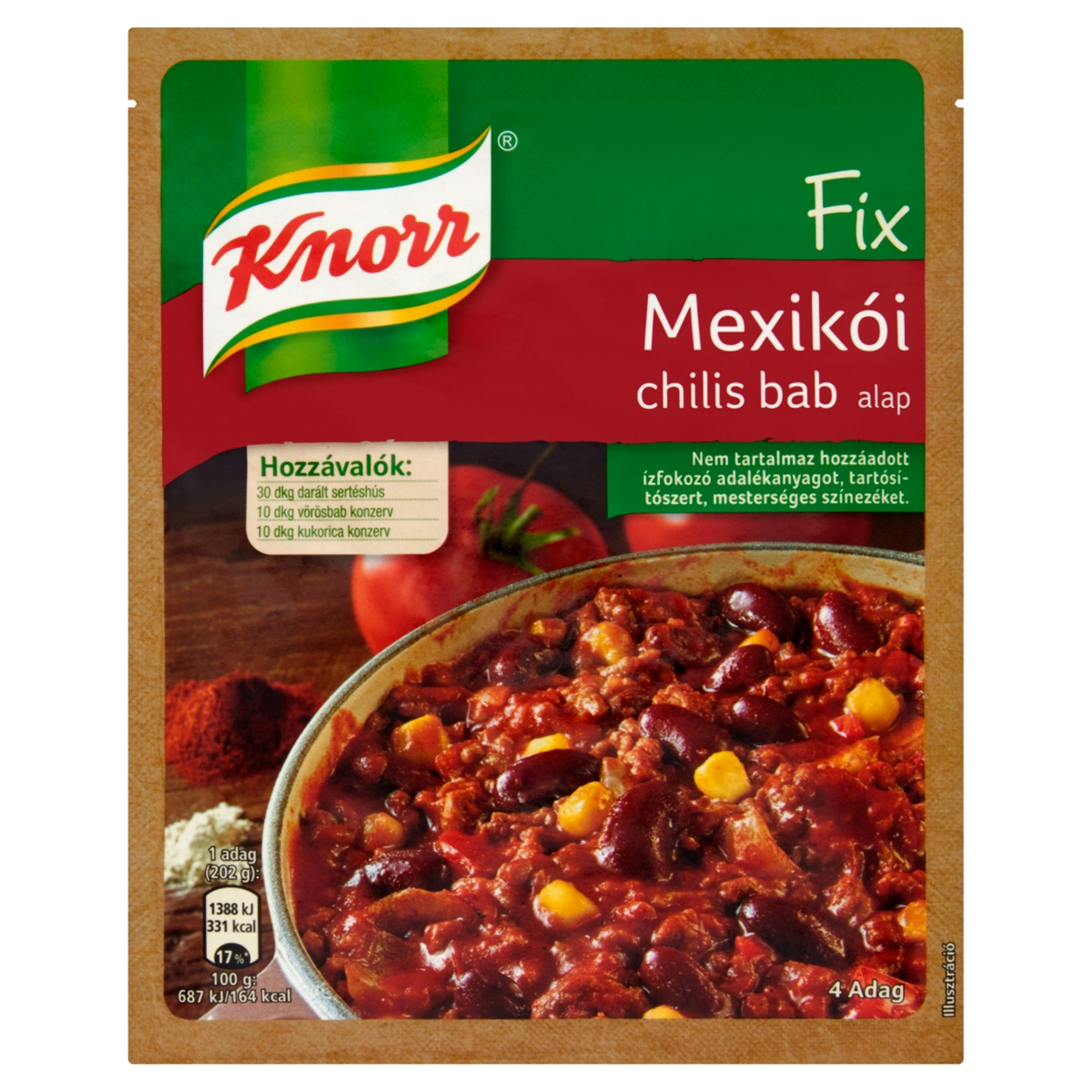 Knorr alap mexikói chilis bab - 50 g-1