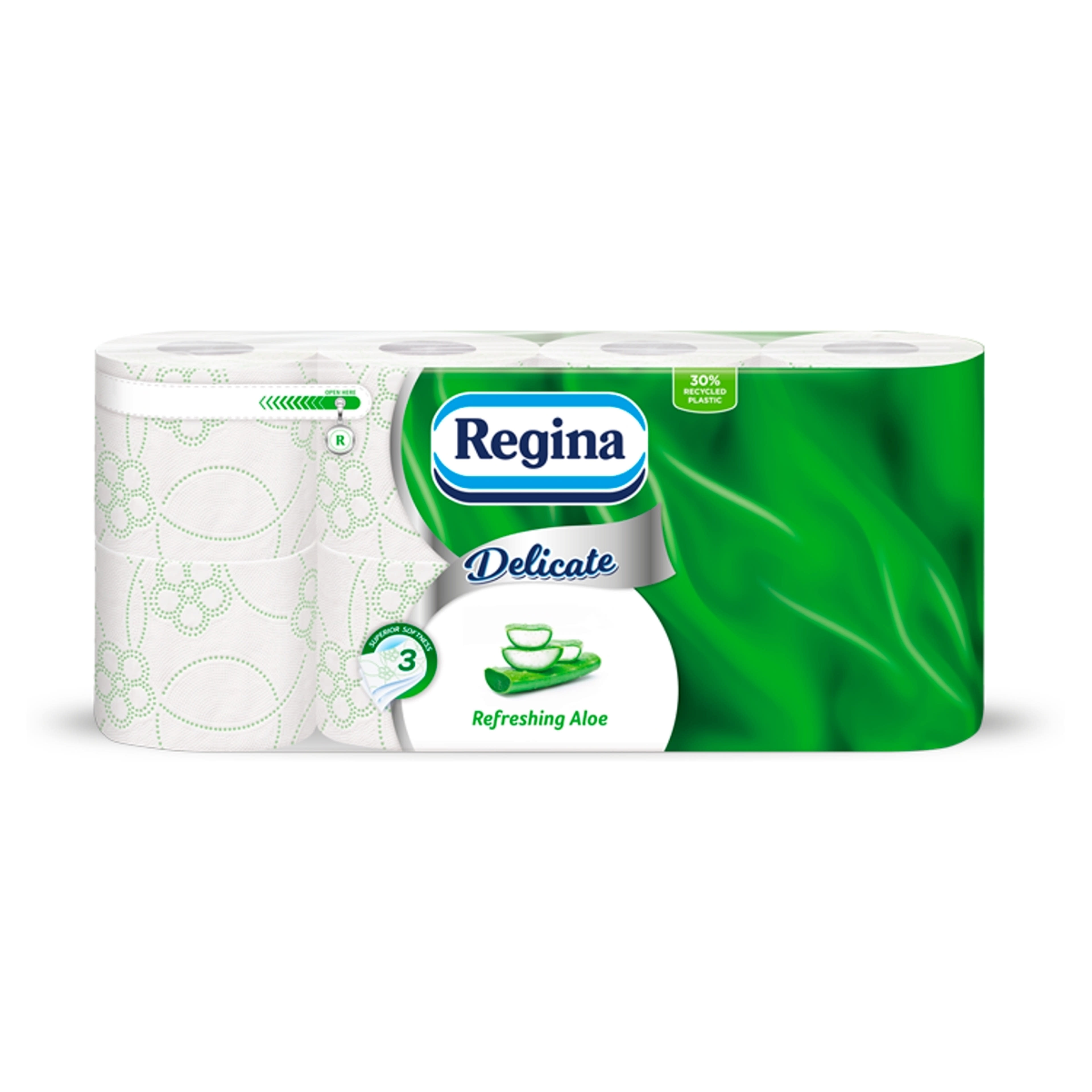 Regina Delicate Refreshing Aloe toalettpapír 3 rétegű - 8 db-1