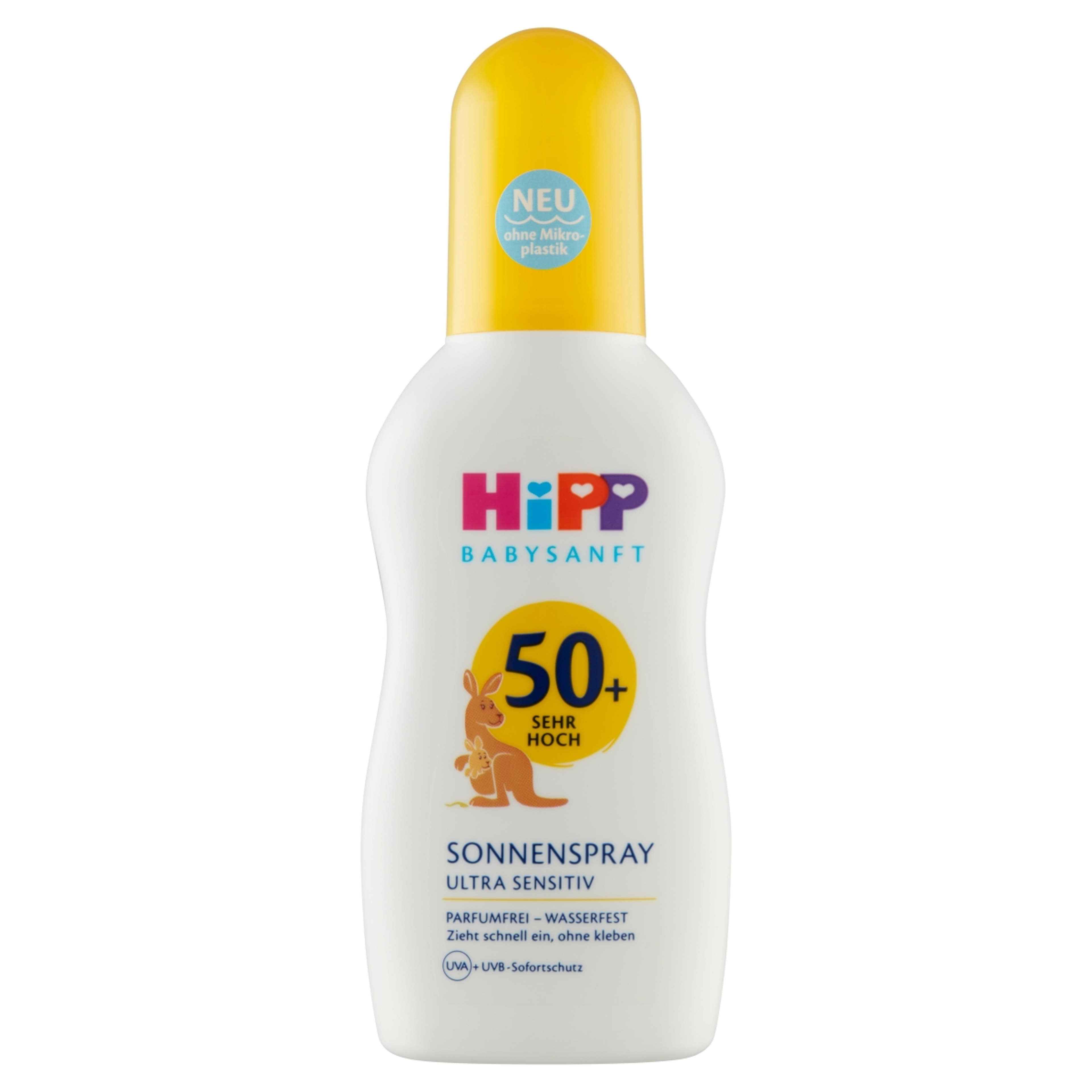 HiPP Babysanft napvédő spray babáknak és gyermekeknek F50+ - 150 ml