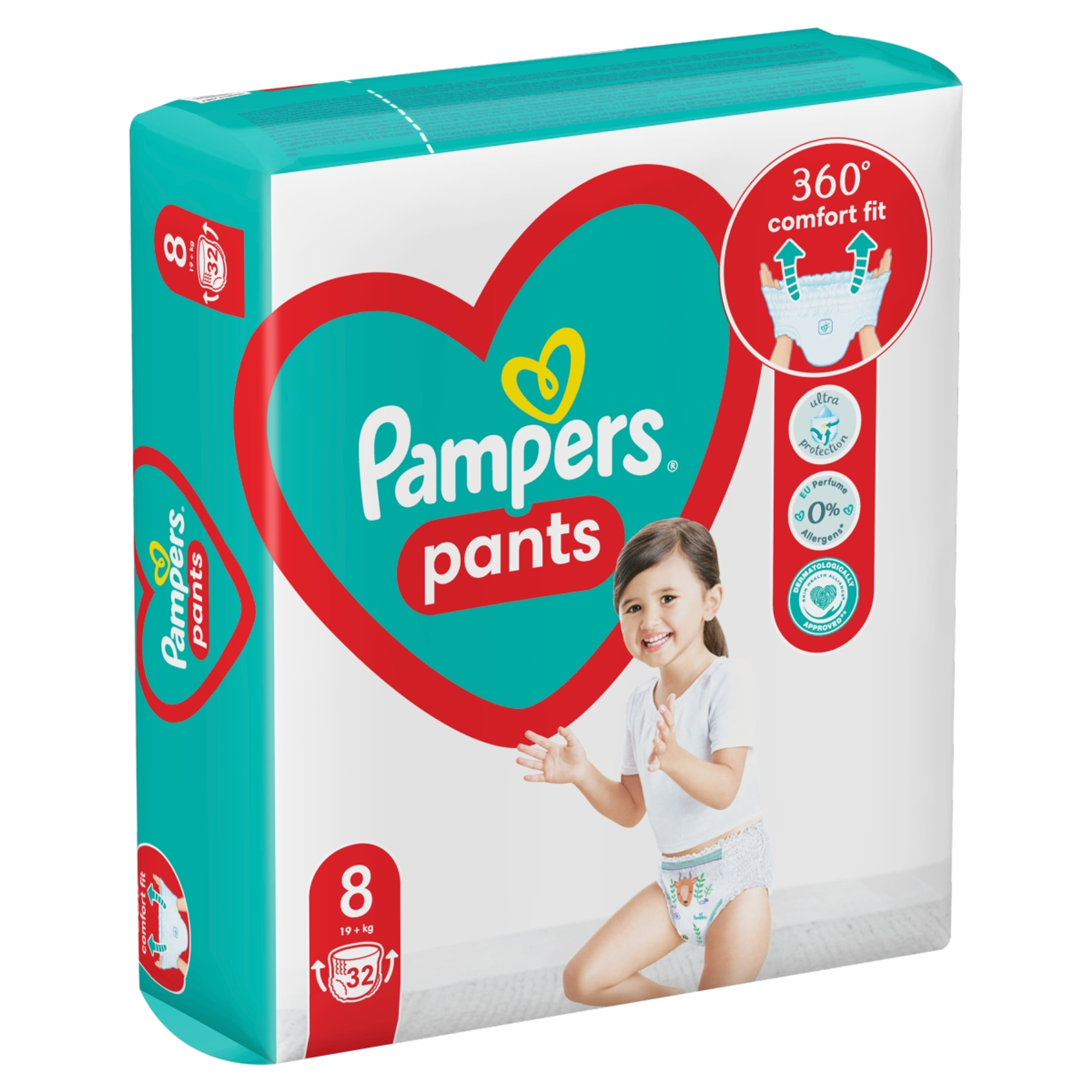 Pampers Pants Jumbo Pack 8as, 19+ kg 32 db