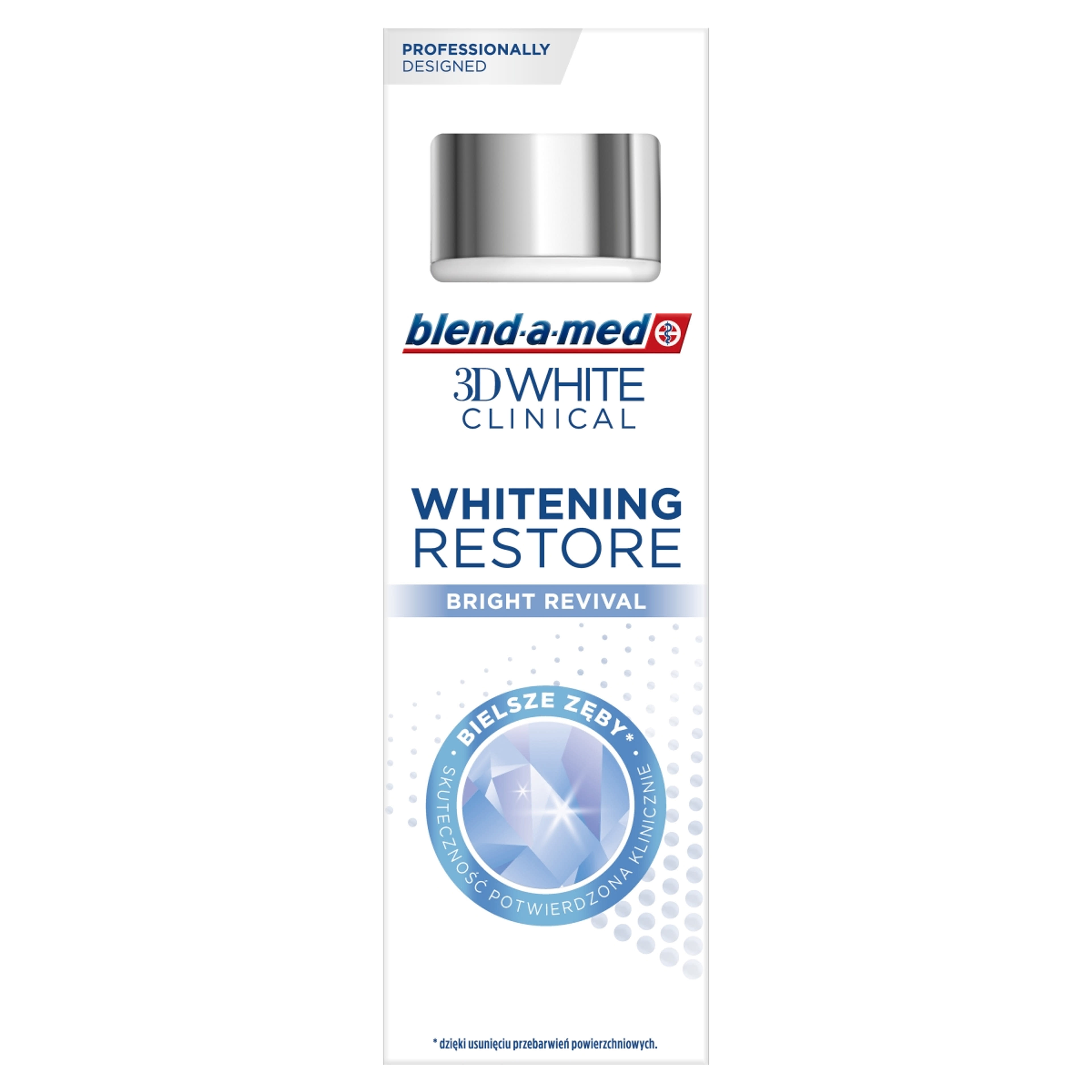 Blend-a-med 3D White Clinical Bright Revival fogkrém - 75 ml