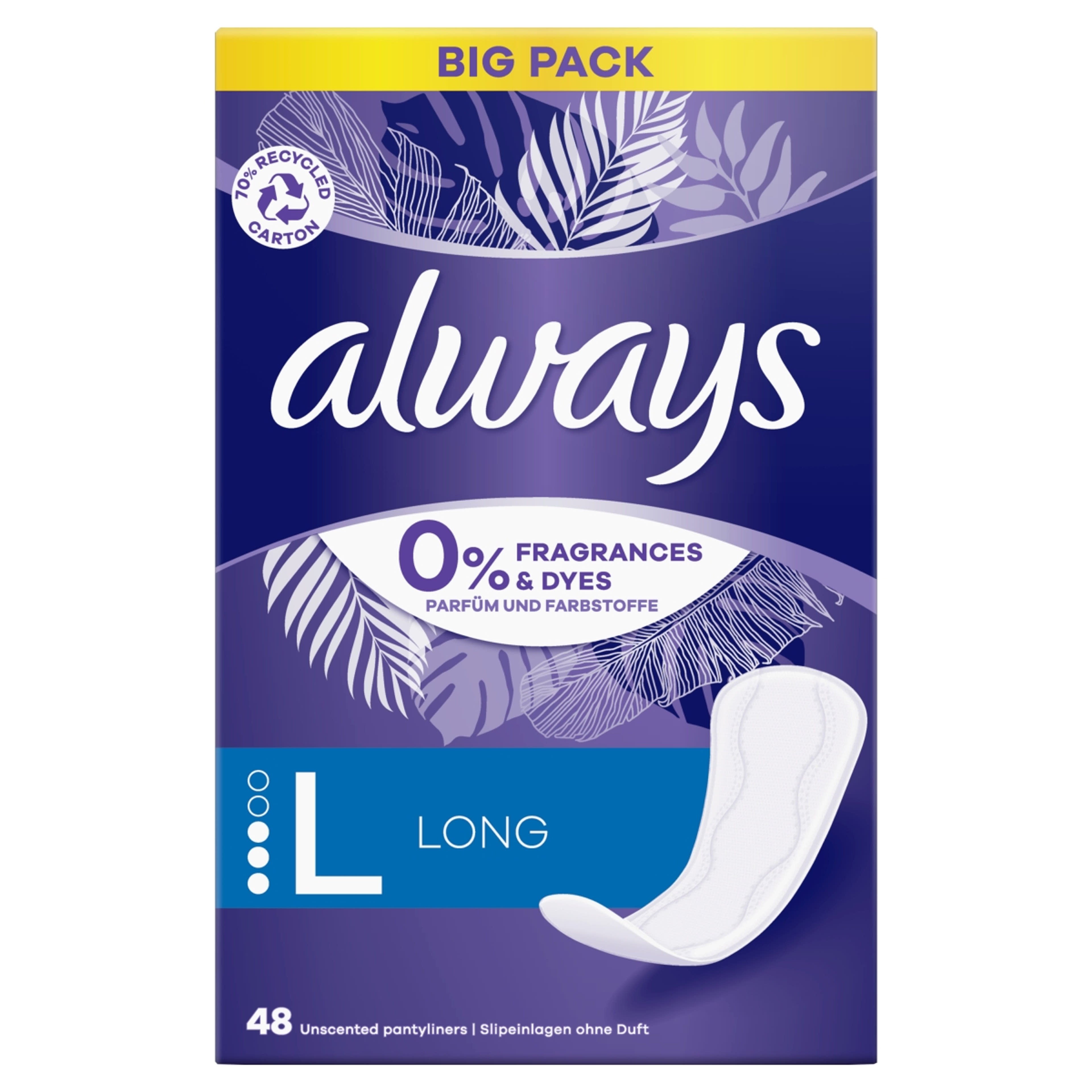Always Daily Protect Long Zero tisztasági betét - 48 db-1