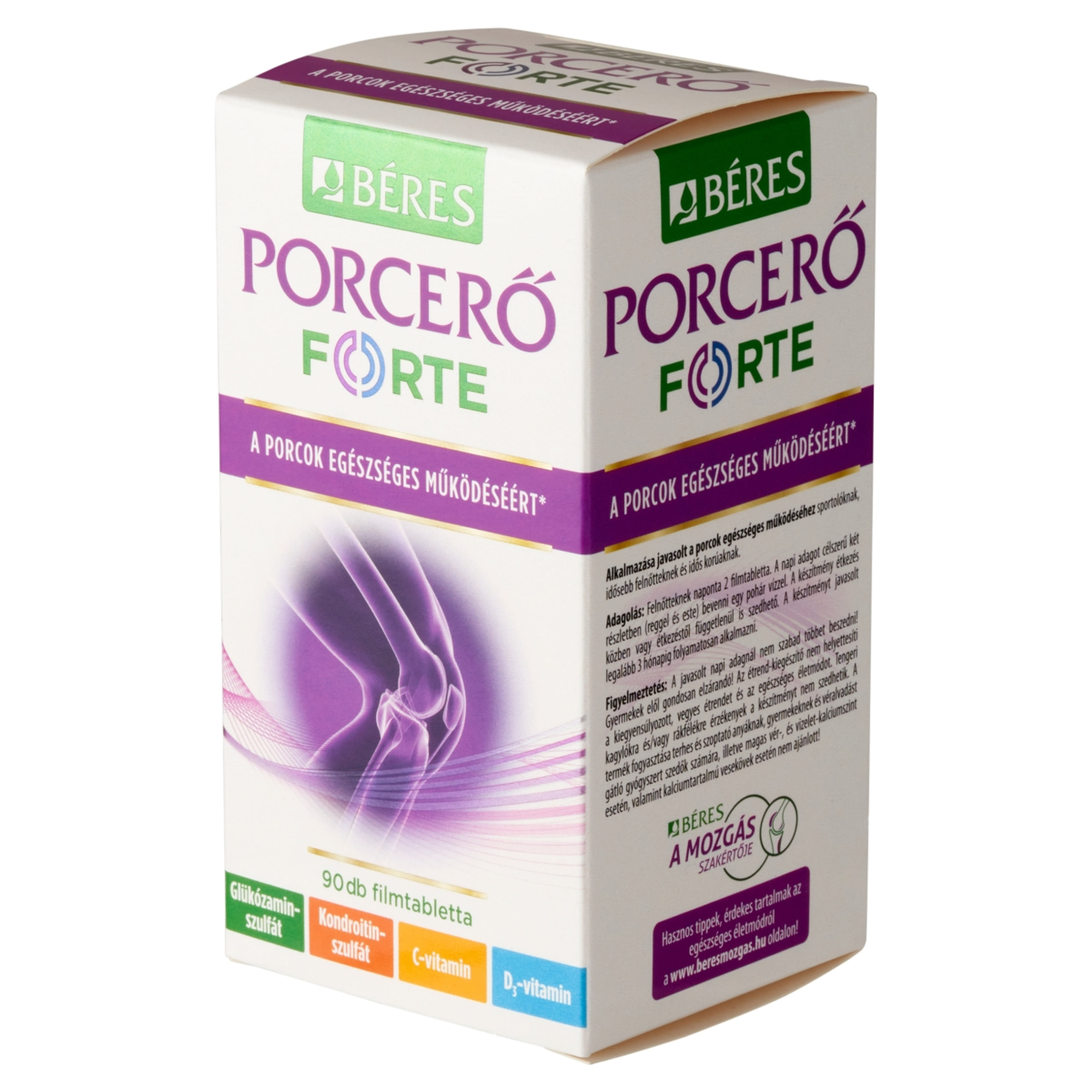 Béres Porcerő Forte filmtabletta - 90 db-2