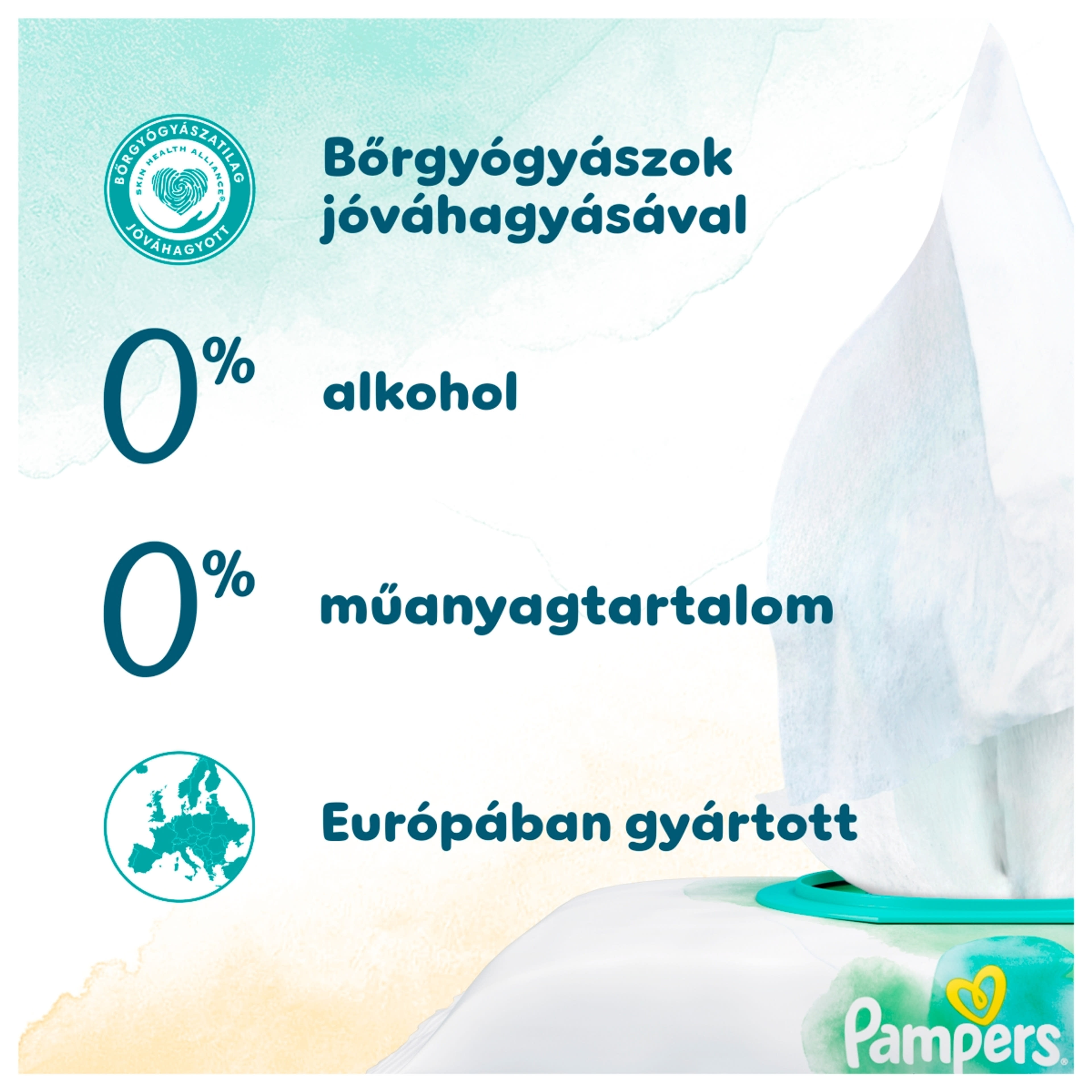 Pampers Harmonie Protect & Care Körömvirágos törlőkendő 9x44 db - 396 db-4