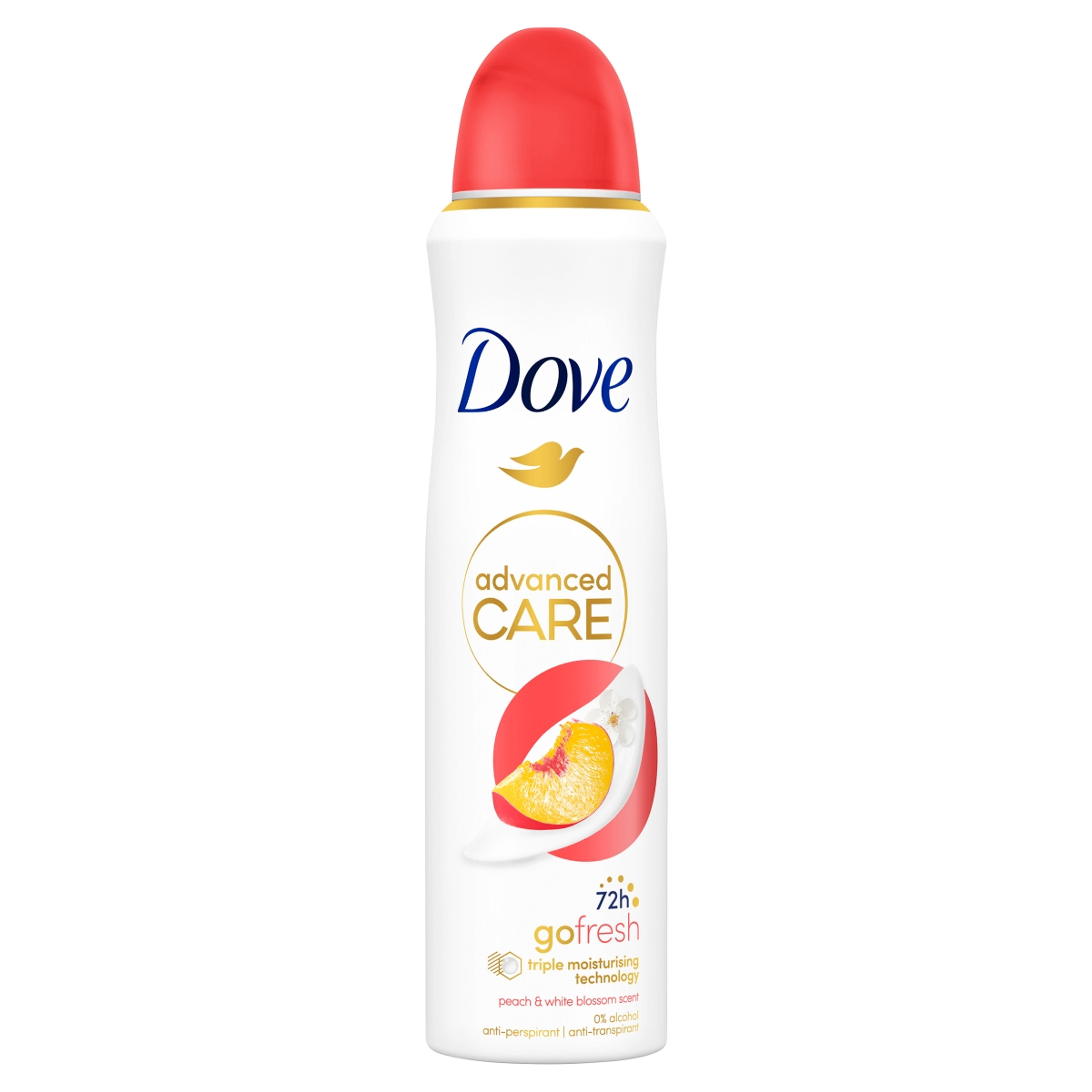 Dove Advanced Care Go Fresh Peach&White Blossom deo spray - 150 ml