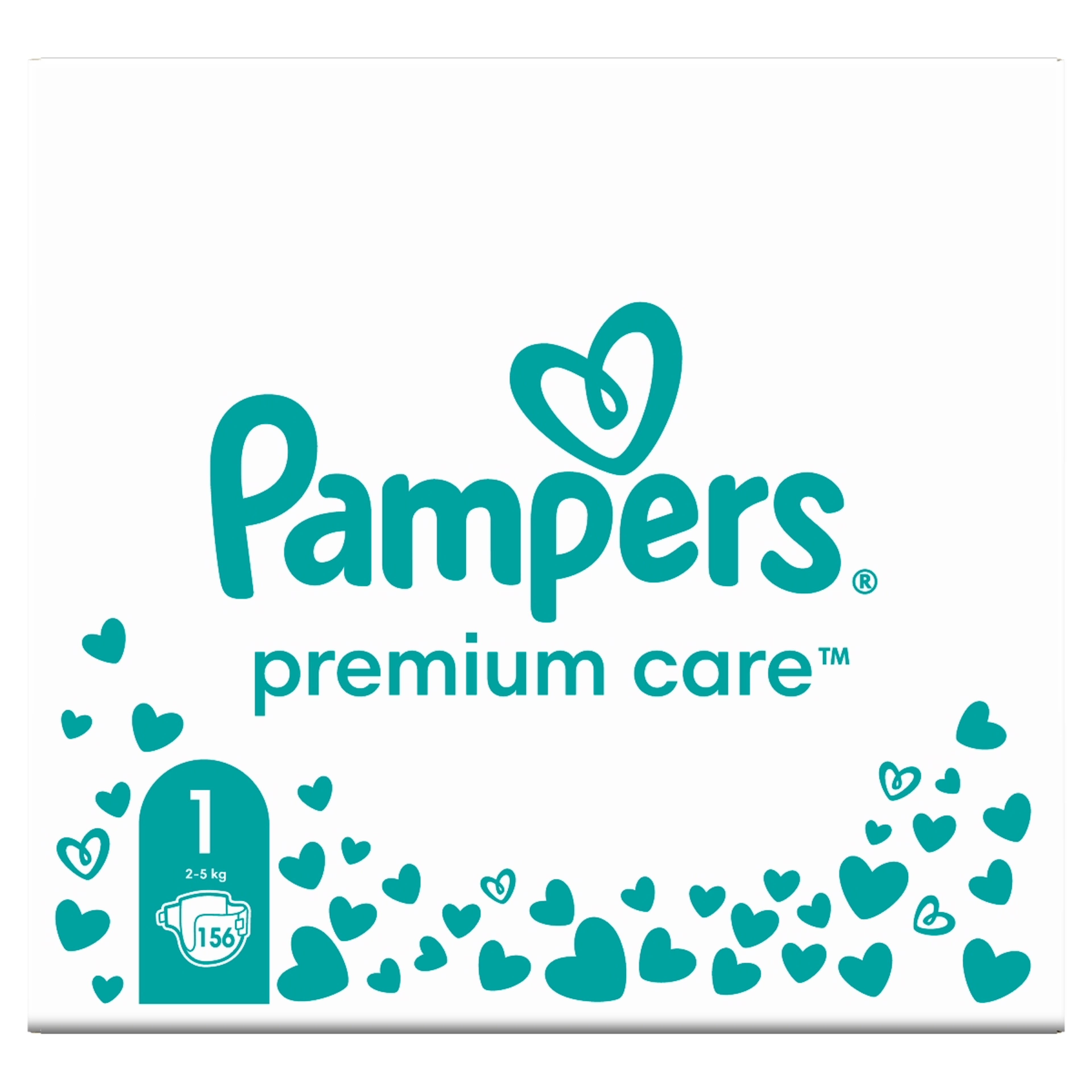 Pampers Premium Care pelenka, 1 méret, 2kg-5kg -  156 db
