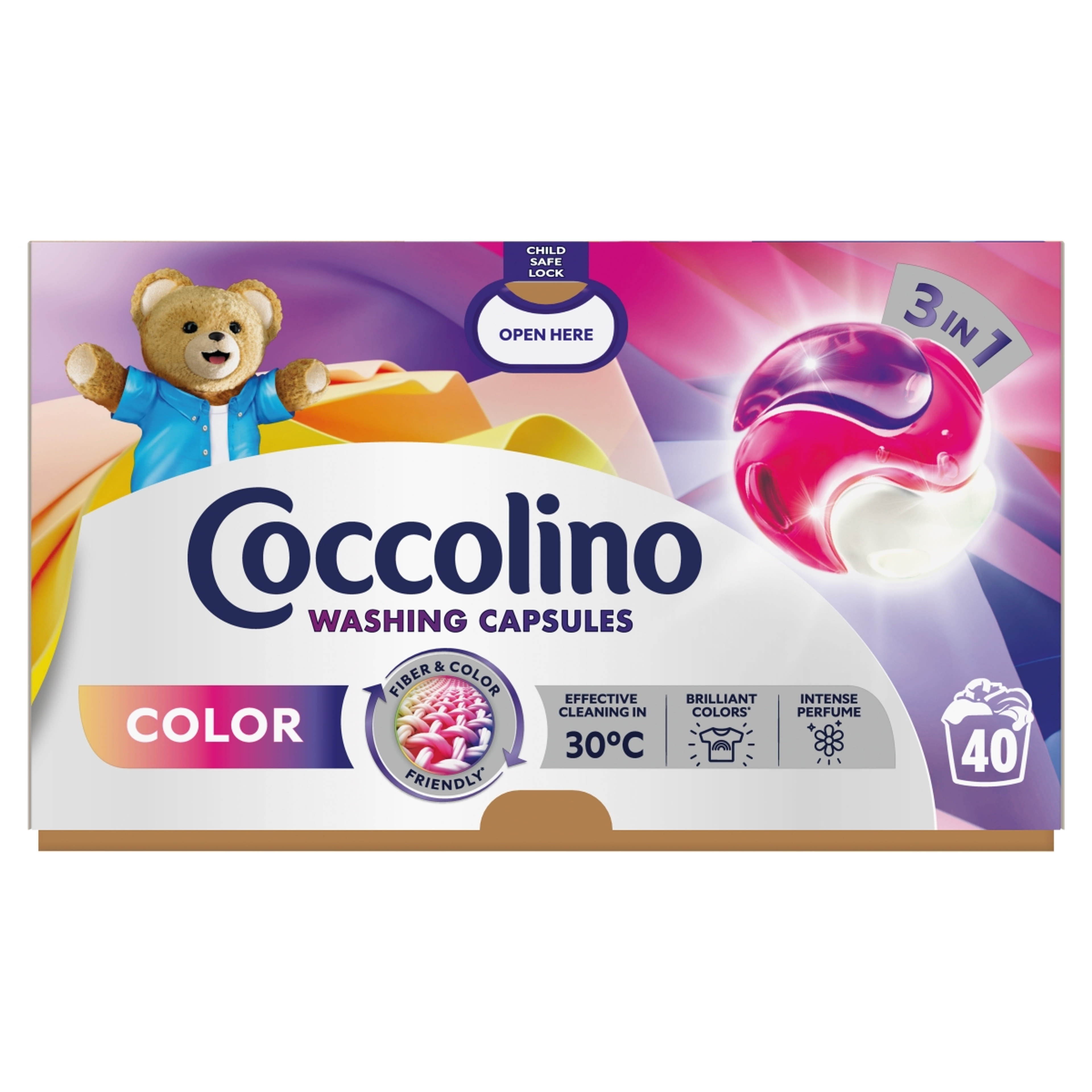 Coccolino Color 3in1 mosókapszula 40 mosás - 40 db-1