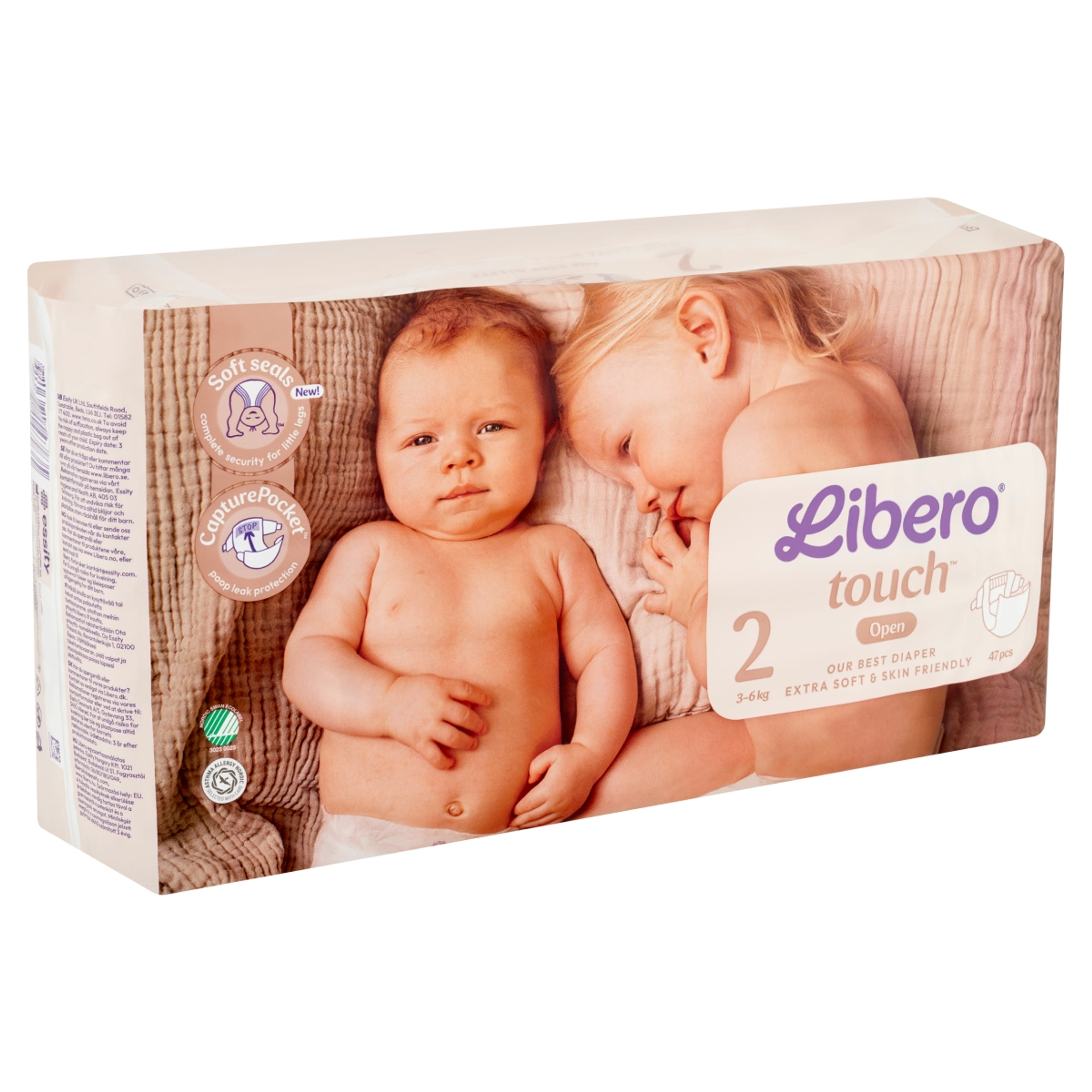 Libero Touch nadrágpelenka, méret: 2, 3-6 kg - 47 db-2