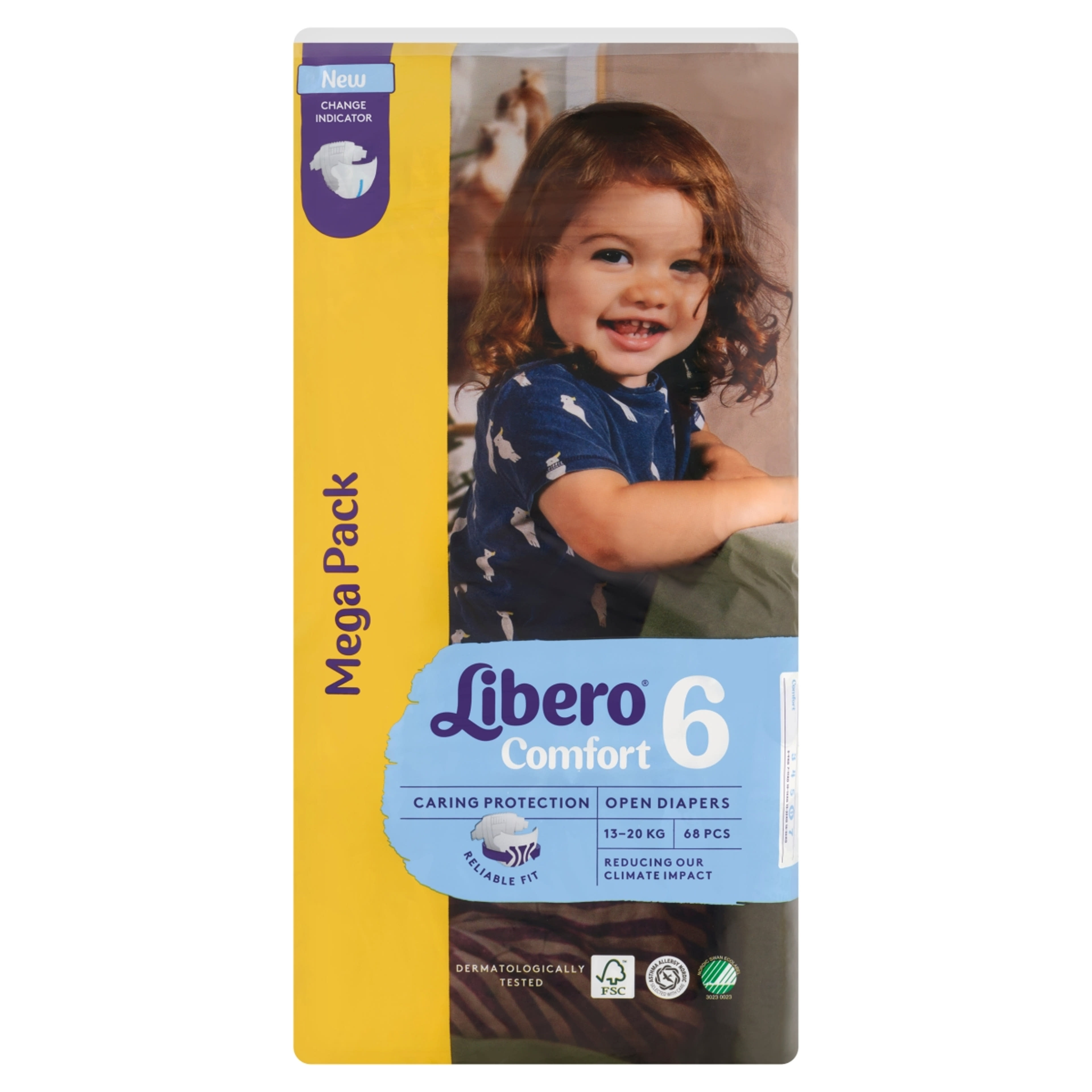 Libero Comfort Mega Pack 6-os nadrágpelenka, 13-20 kg - 68 db