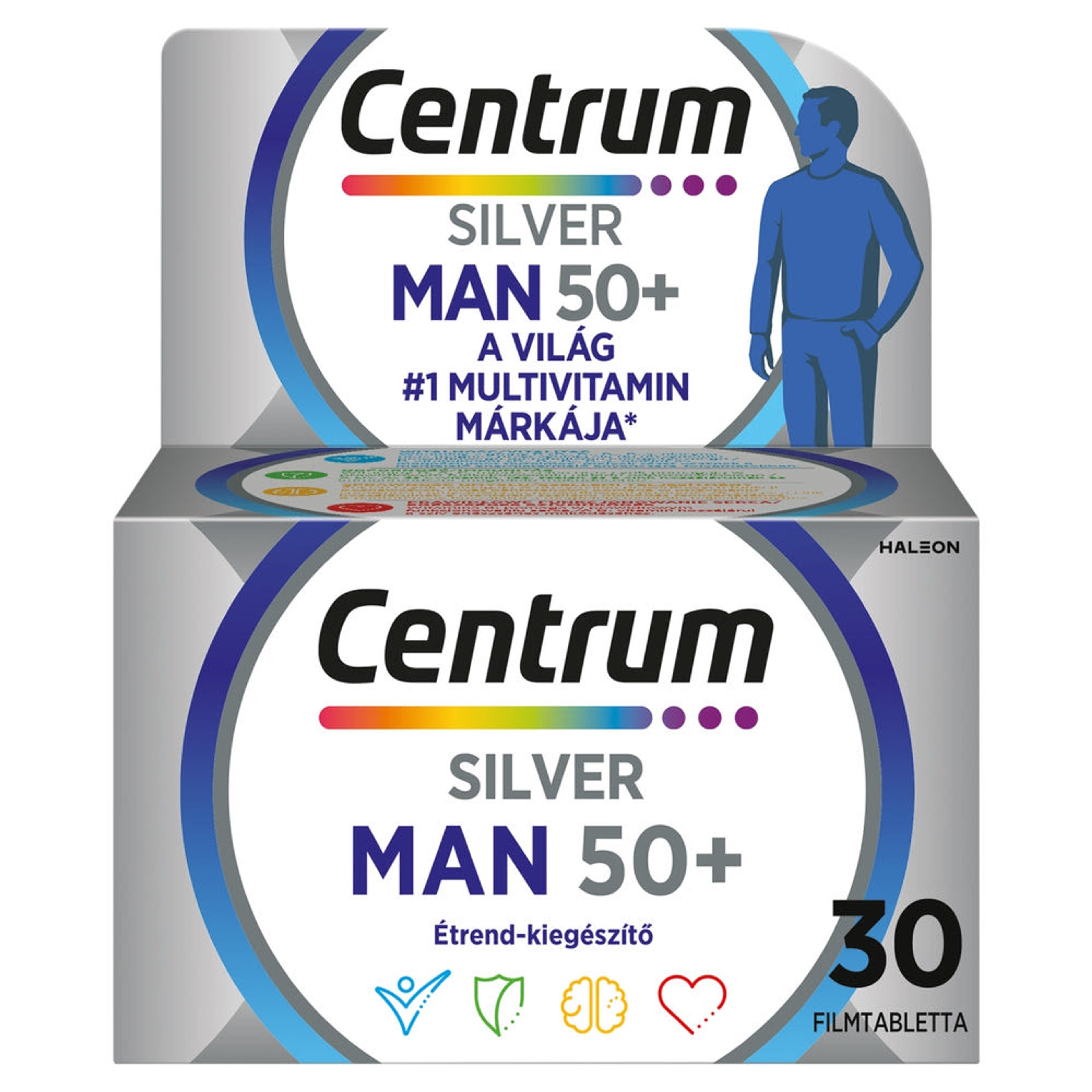 Centrum 50+ A-Z-ig multivitamin férfiaknak - 30 db