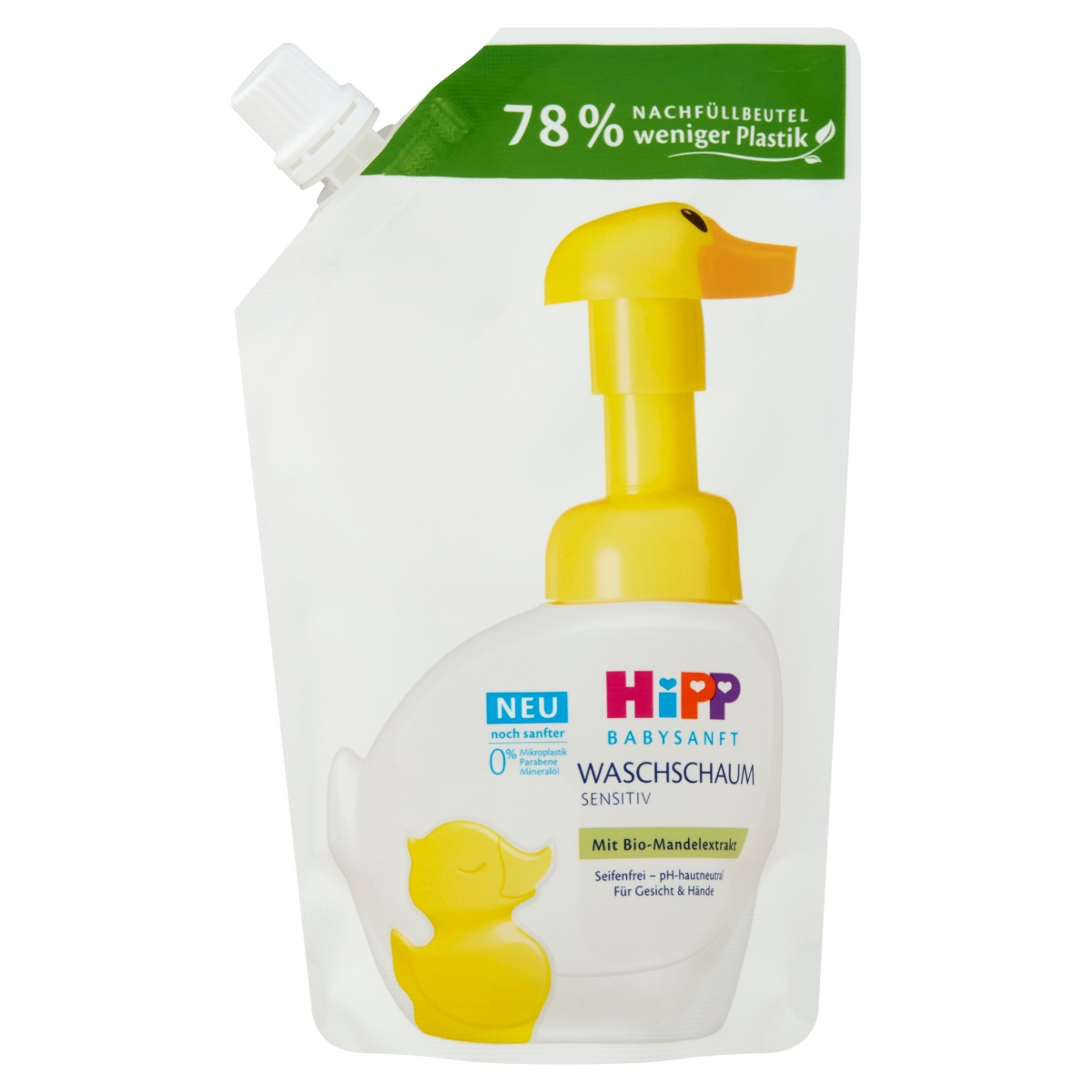 Hipp Babysanft Kacsás Utántölto Mosakodóhab - 250 ml