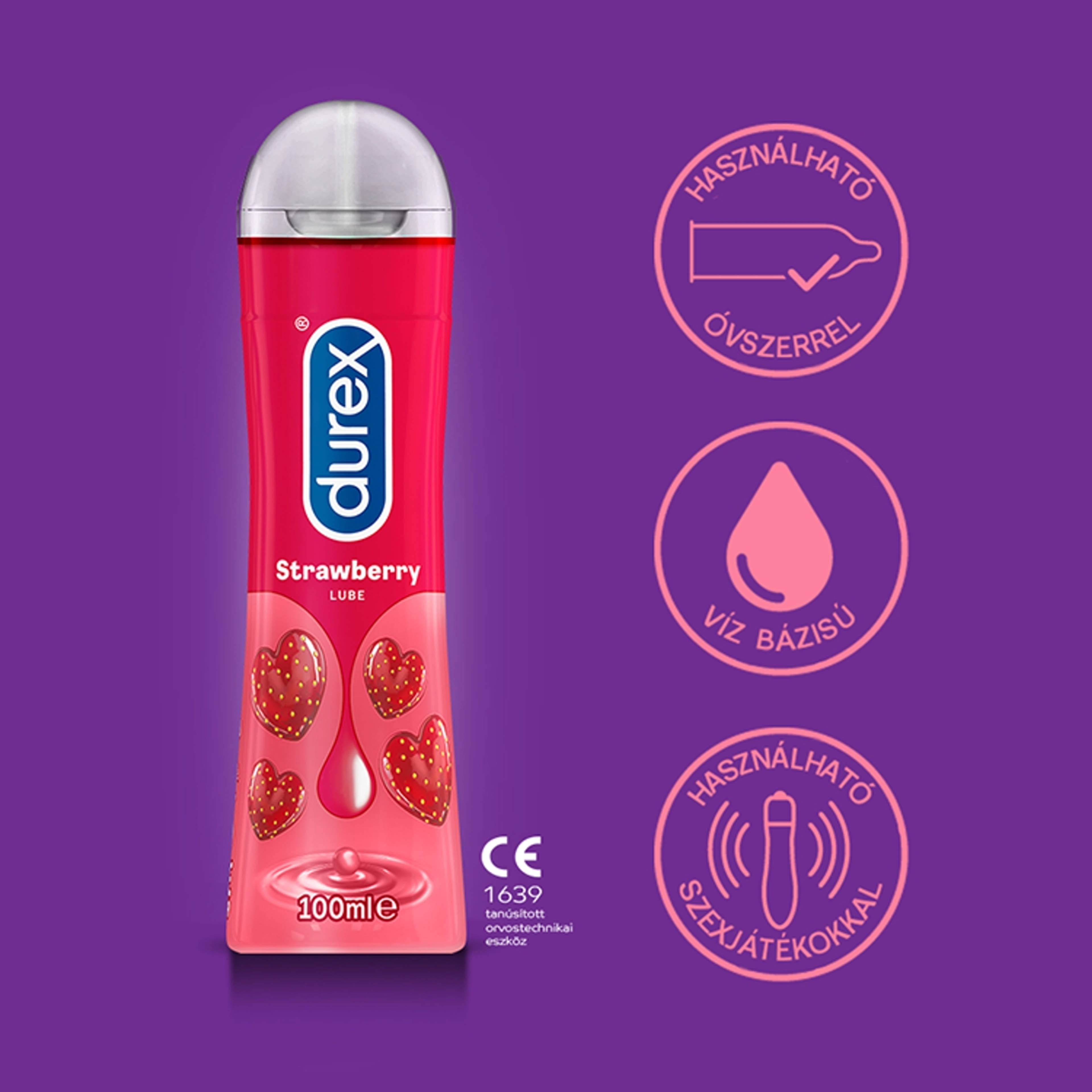 Durex Play Sweet Strawberry síkosító gél - 50 ml-3