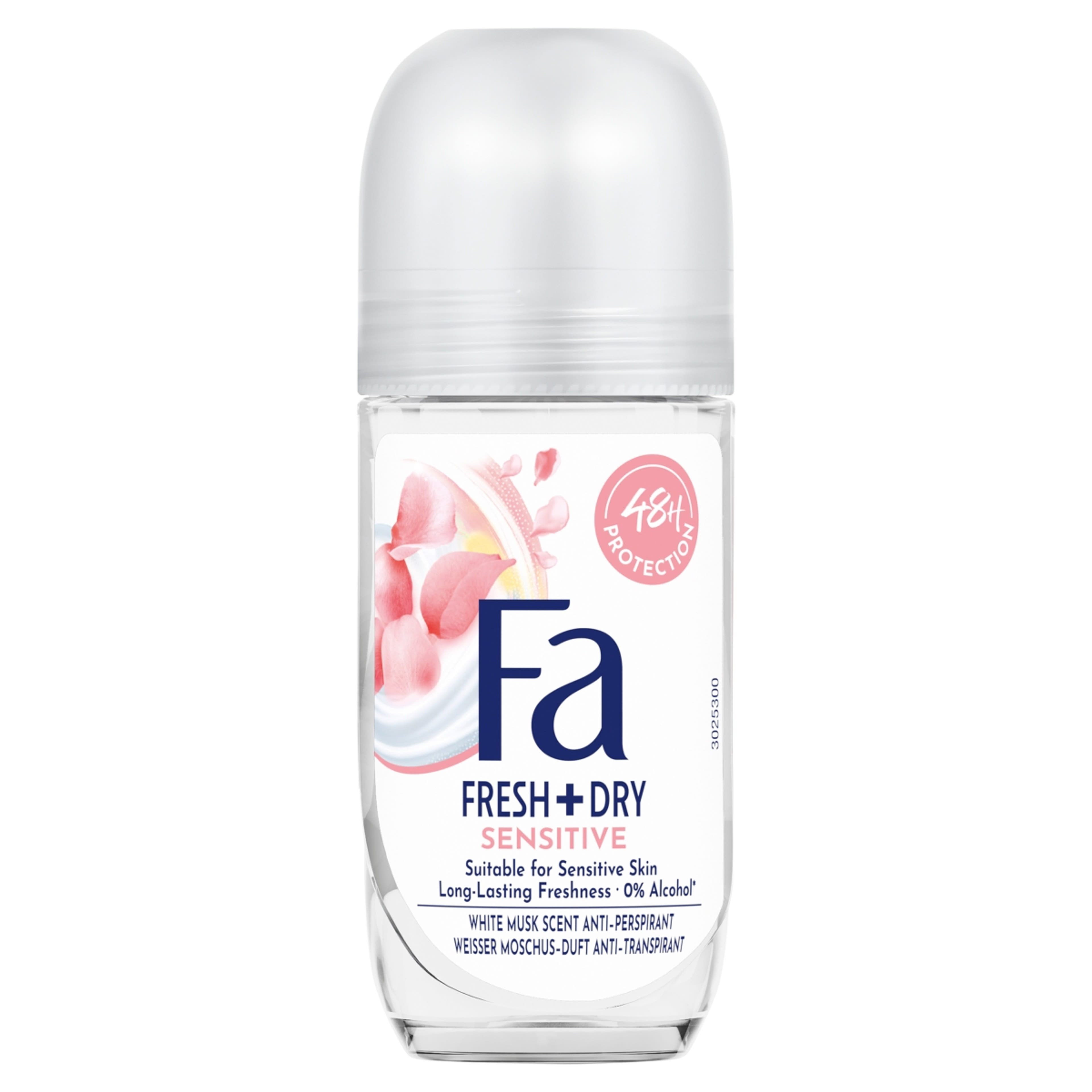 Fa Invisible Sensitive izzadásgátló golyós dezodor - 50 ml