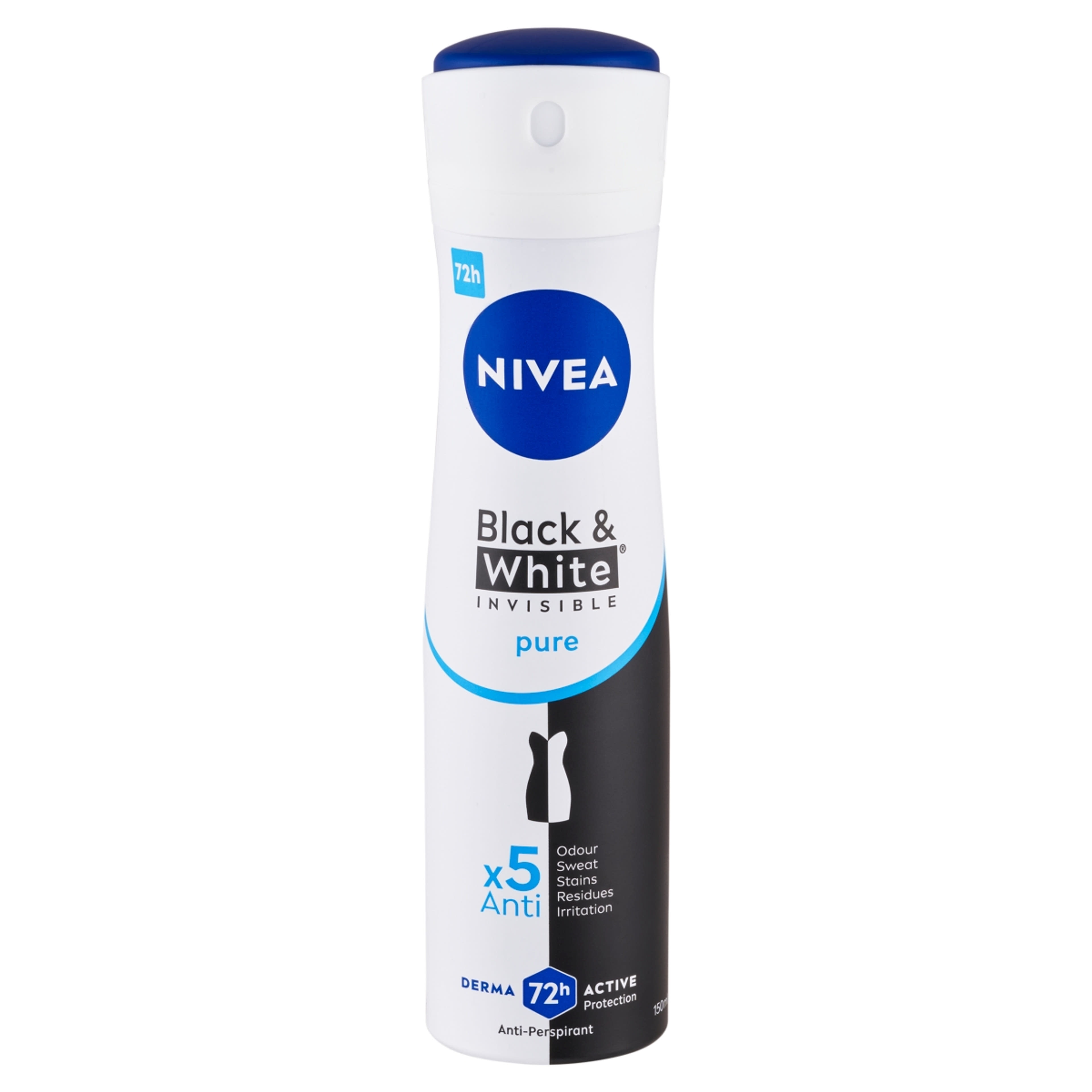 NIVEA Deo spray Black & White Invisible Pure - 150 ml-2