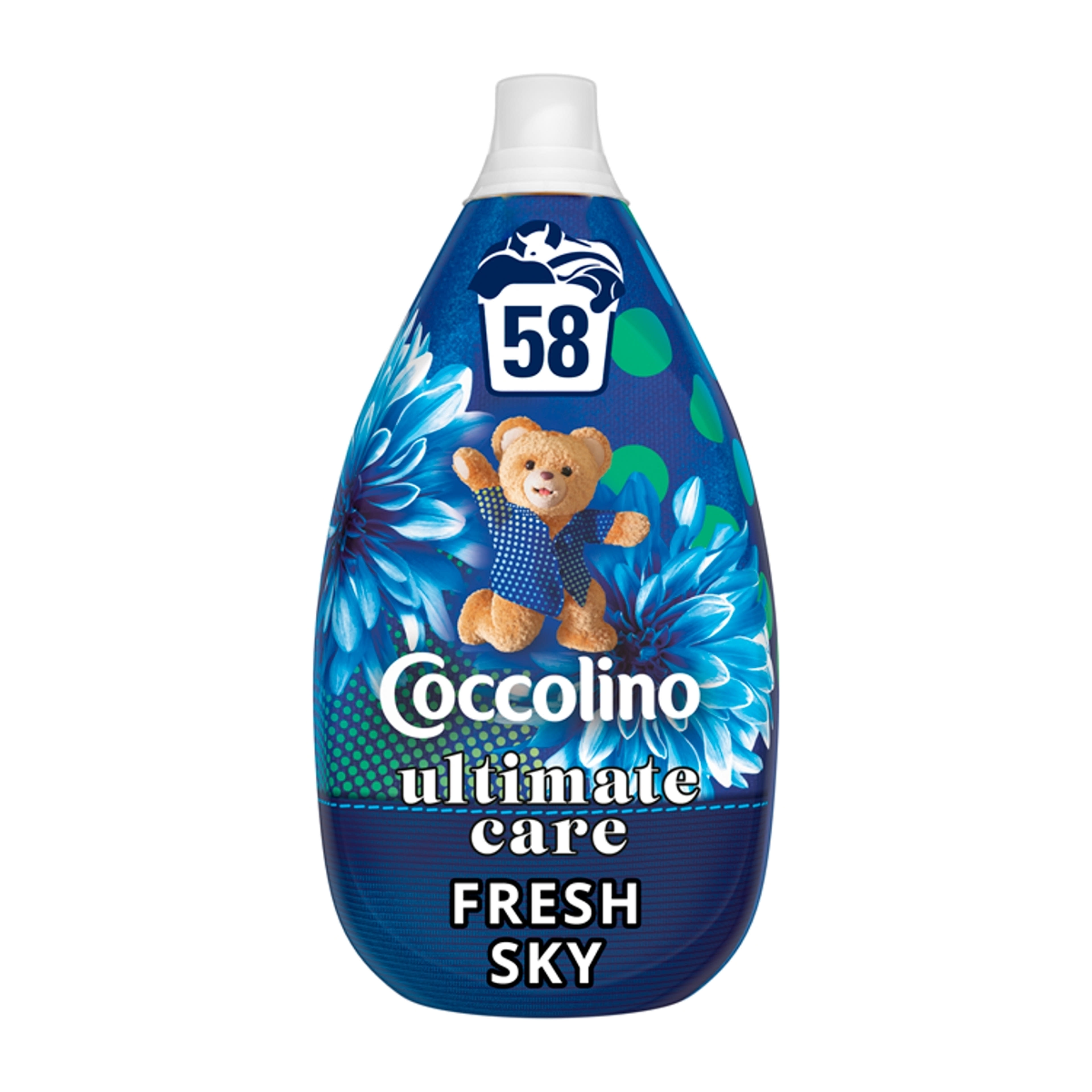 Coccolino Ultimate Care Fresh Sky öblítő 58 mosás - 870 ml-2