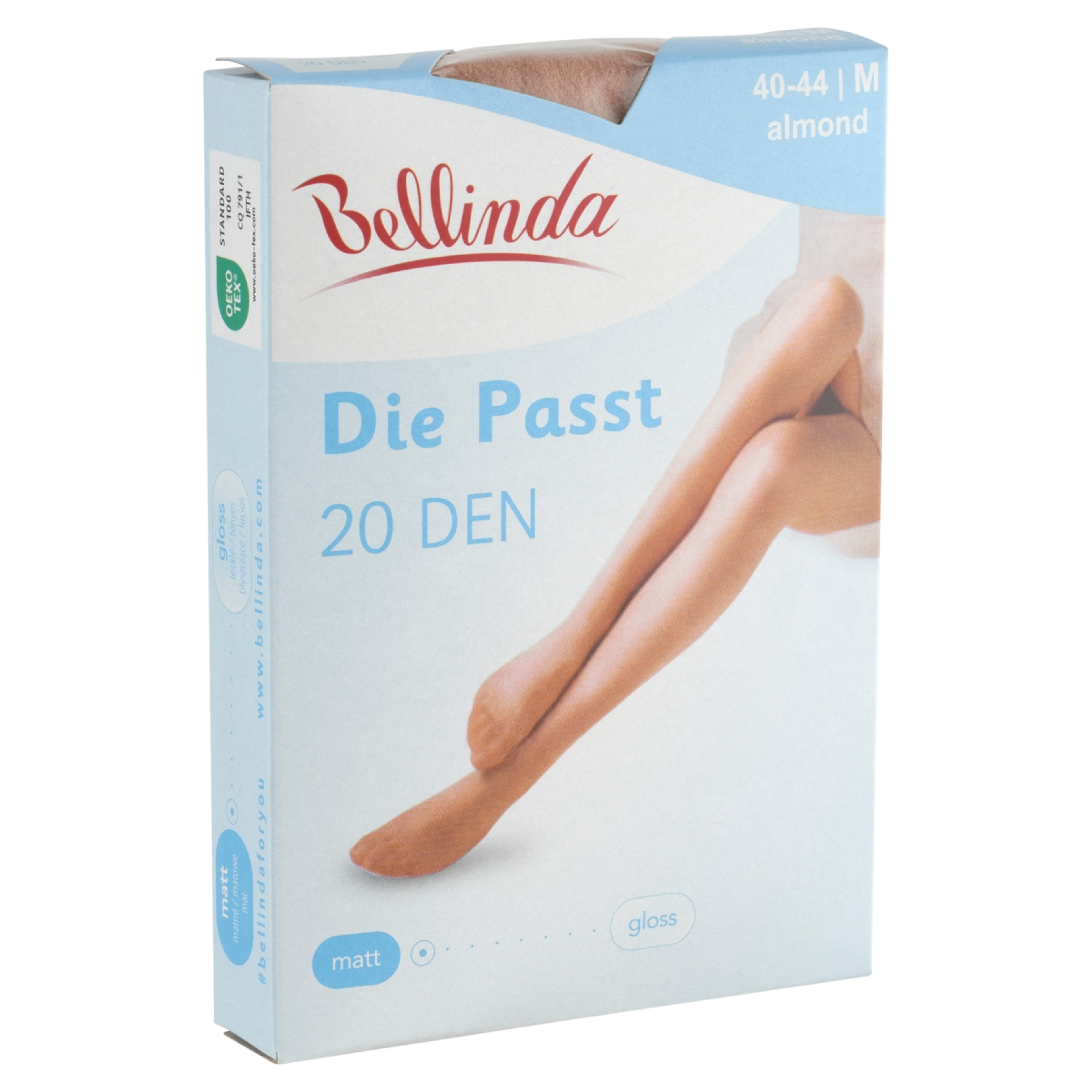 Bellinda Die Passt 20 Den Almond M Harisnya - 1 db-2