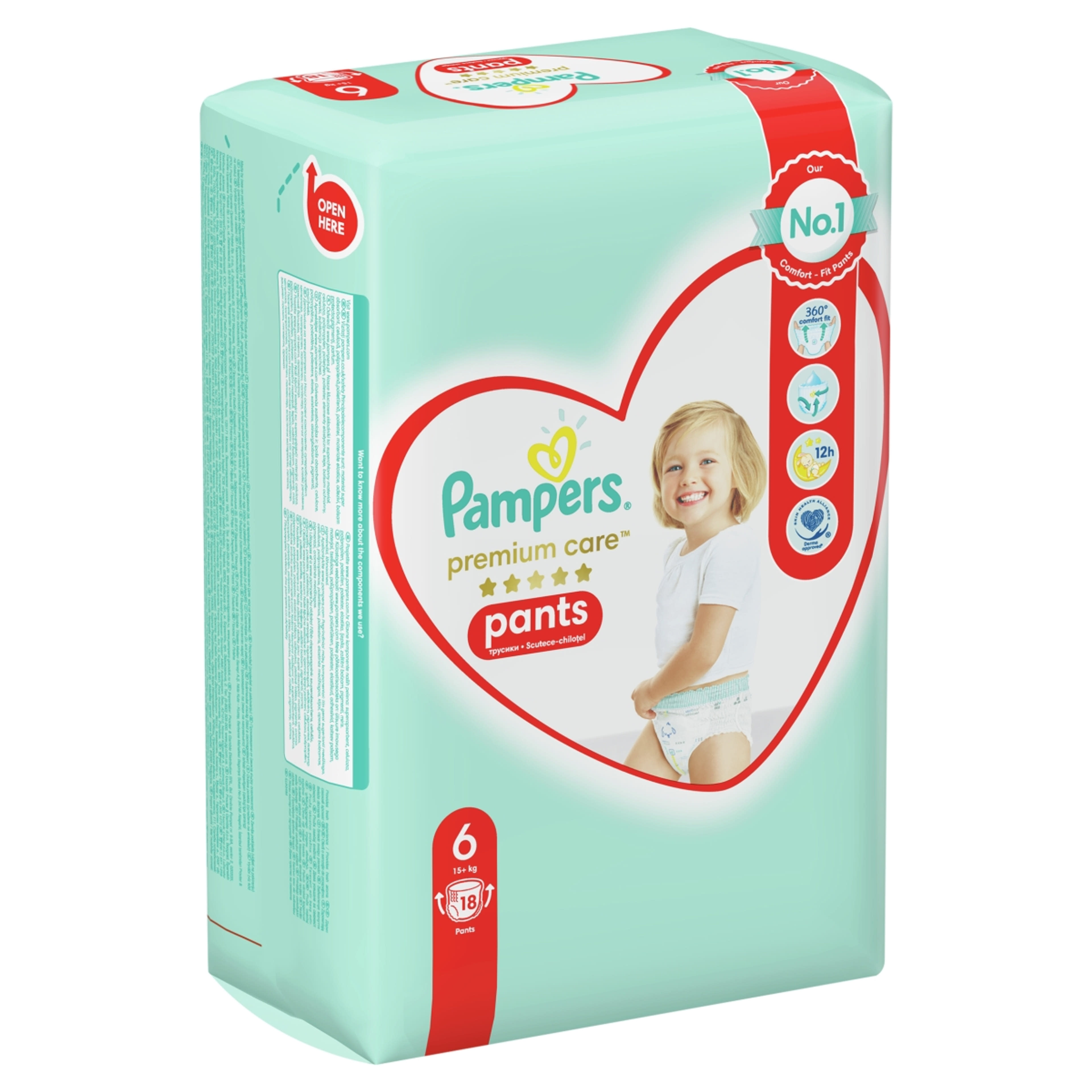 Pampers premium care pants 6-os 15+kg - 18 db-2