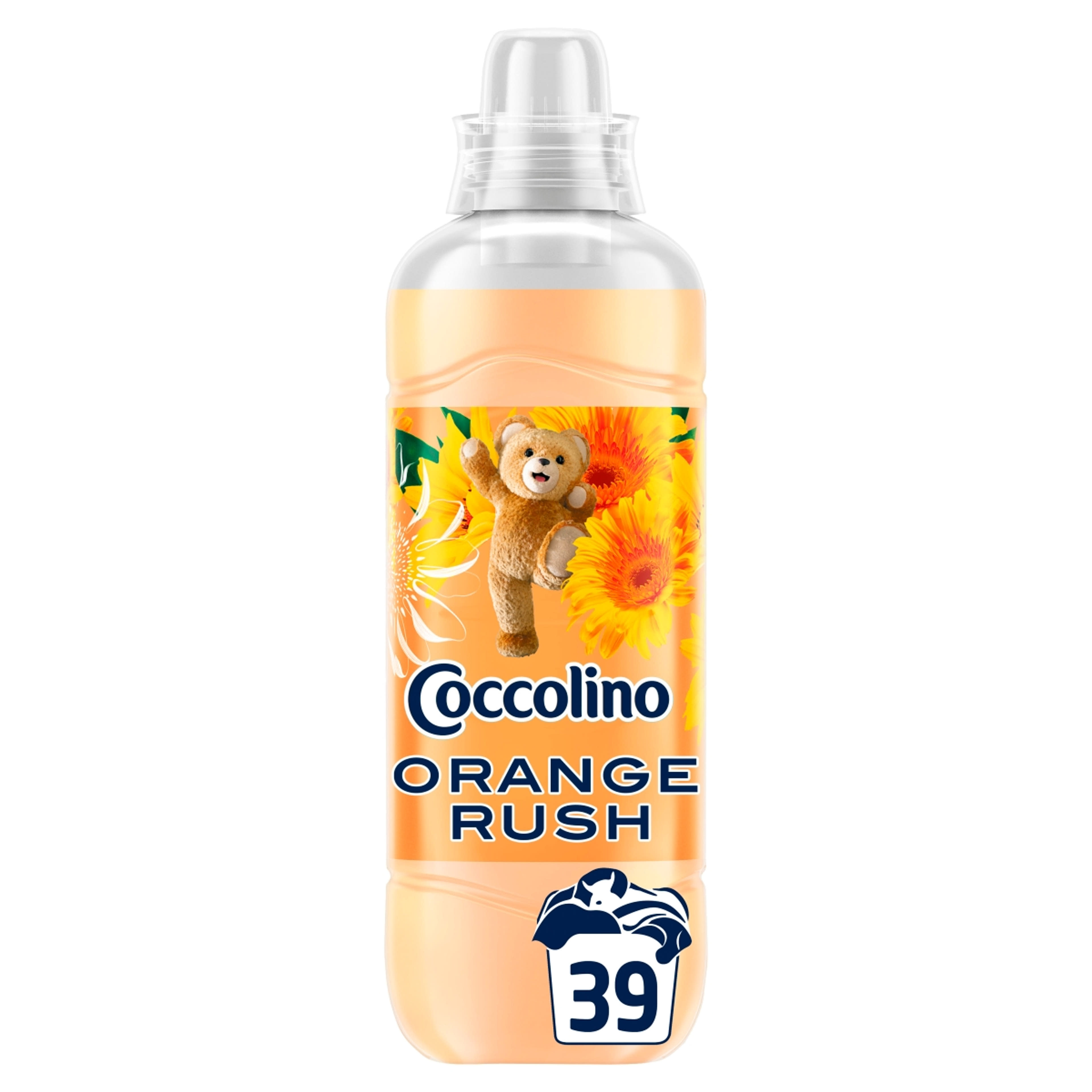 Coccolino Fresh & Soft Orange Rush öblítőkoncentrátum 39 mosás - 975 ml-2