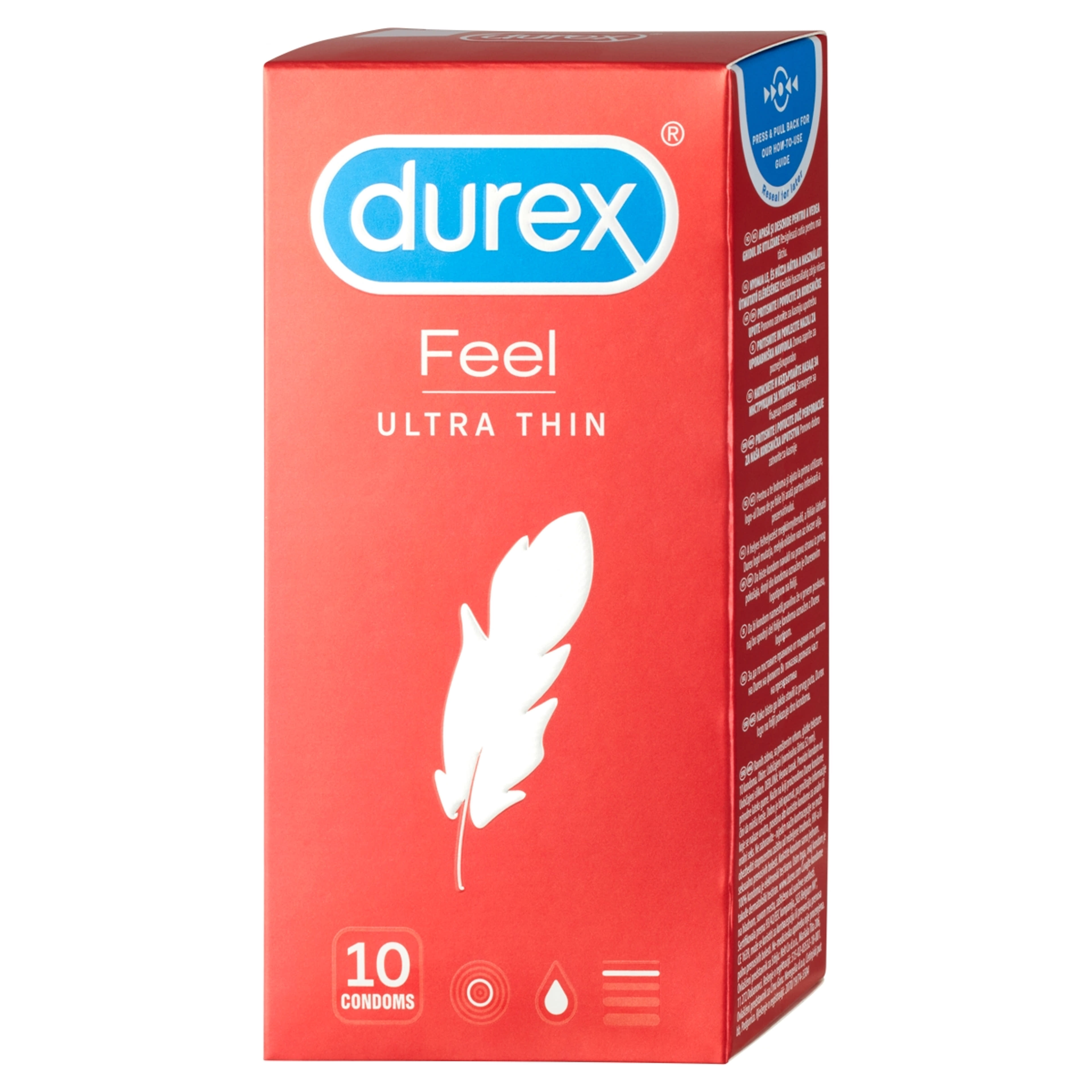 Durex Feel Ultra Thin óvszer - 10 db-5