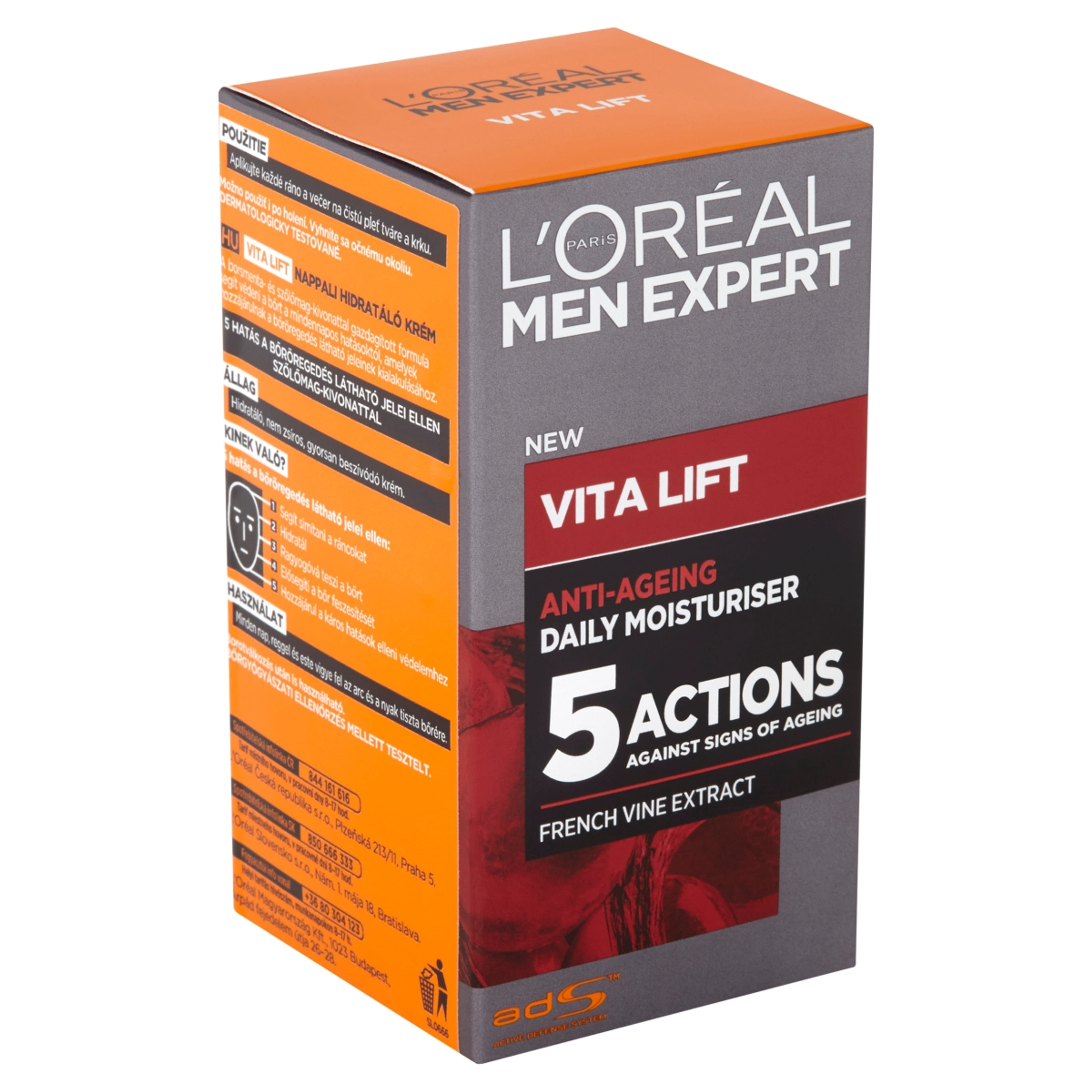 L'Oréal Paris Men Expert Vita Lift 5 Actions nappali hidratáló krém - 50 ml-3