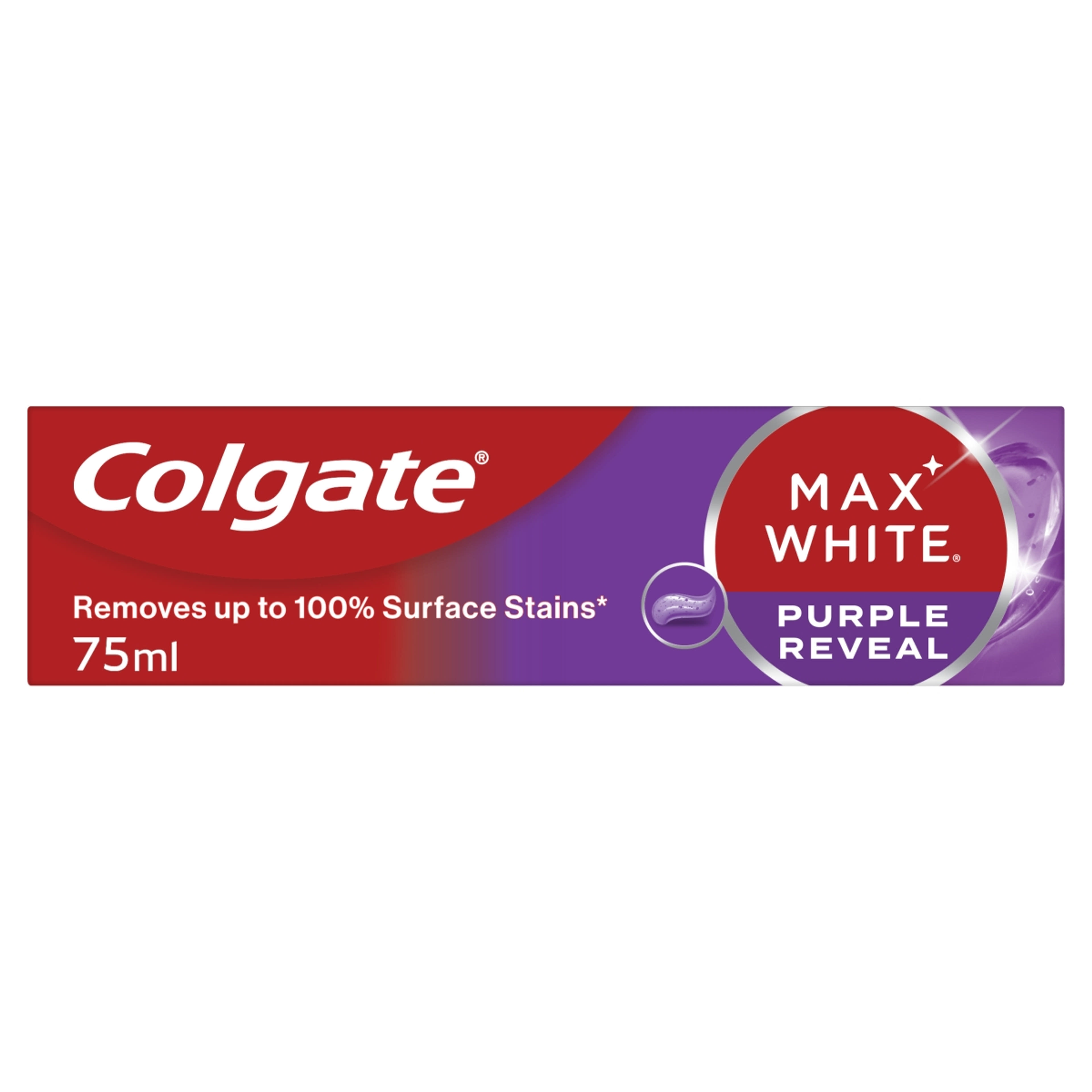 Colgate Max White Purple Reveal fogfehérítő fogkrém - 75 ml
