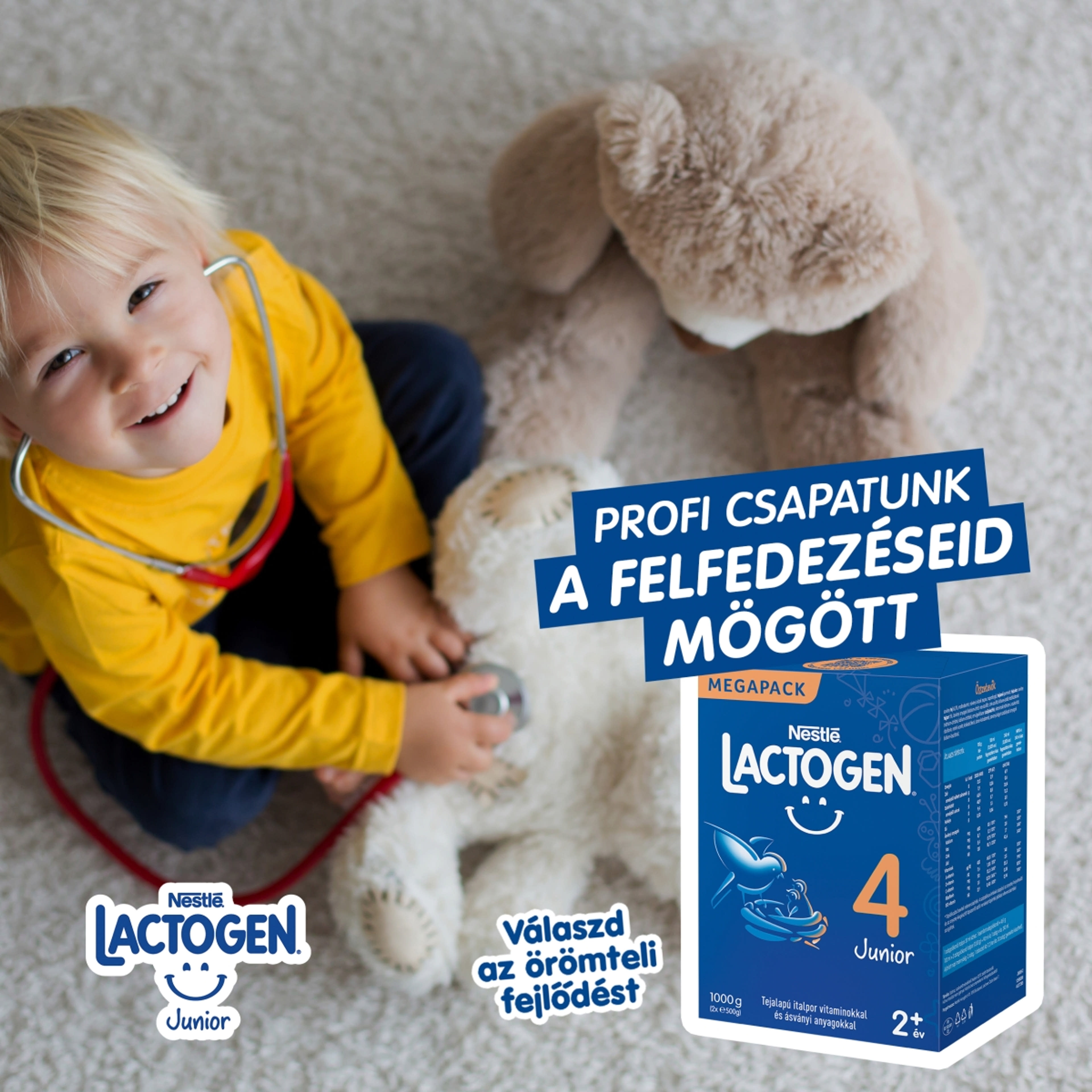 Lactogen 4 Junior tejalapú italpor vitaminokkal és ásványi anyagokkal 24 hónapos kortól - 1000 g-5