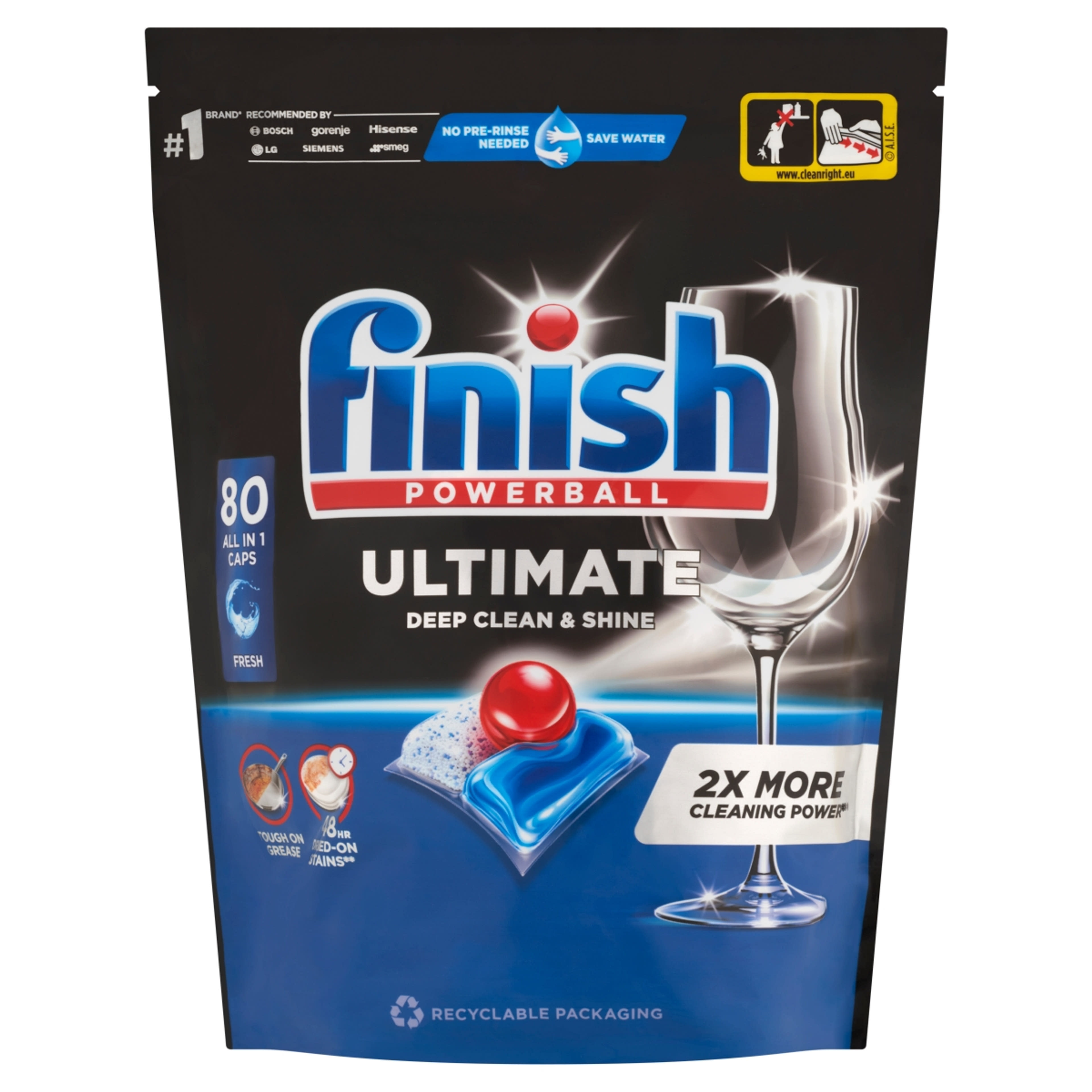 Finish Quantum Ultimate mosogatógép tabletta Regular - 80 db-1