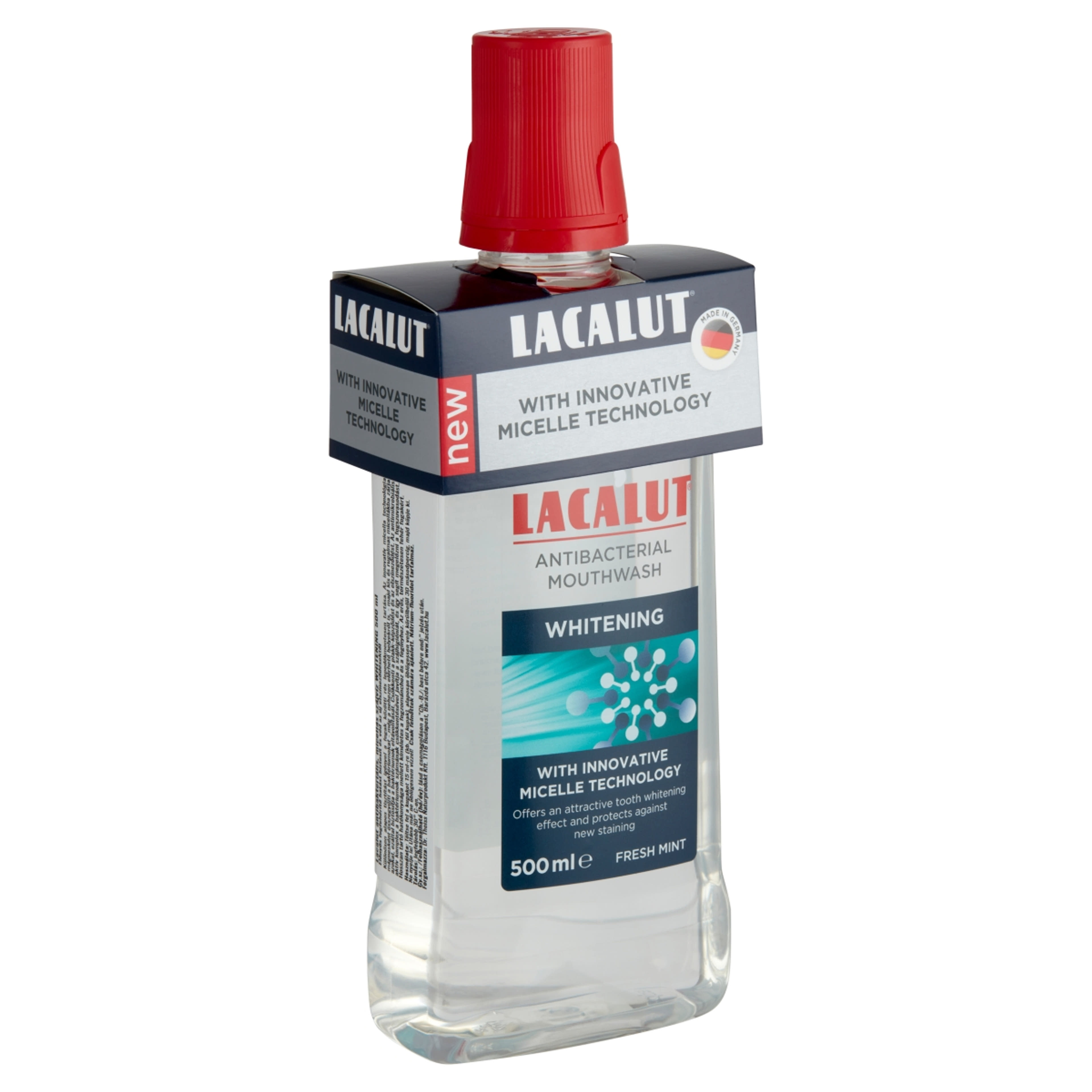 Lacalut Whitening antibakteriális szájvíz - 500 ml-4