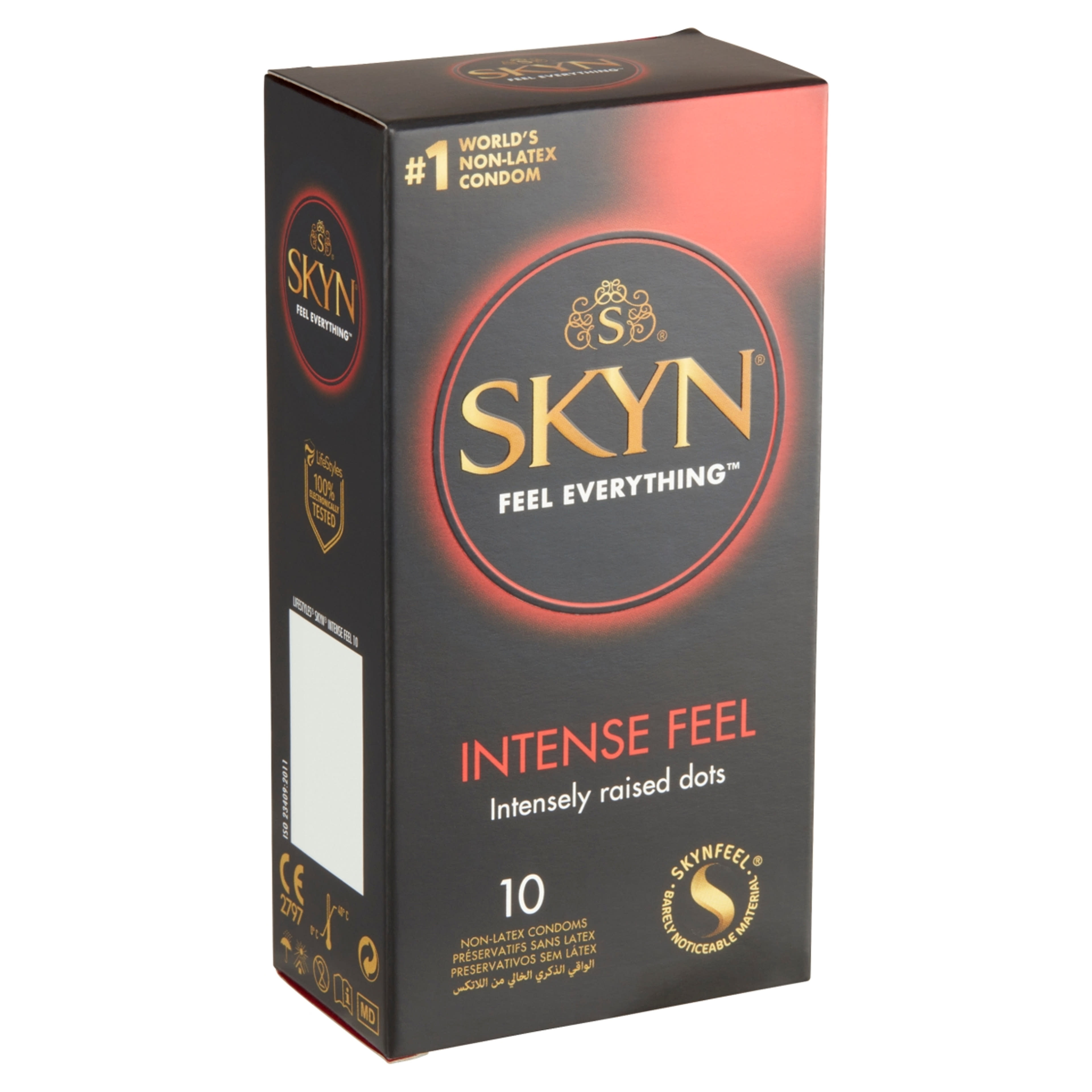 LifeStyle Skyn Intense Feel óvszer - 10 db-2