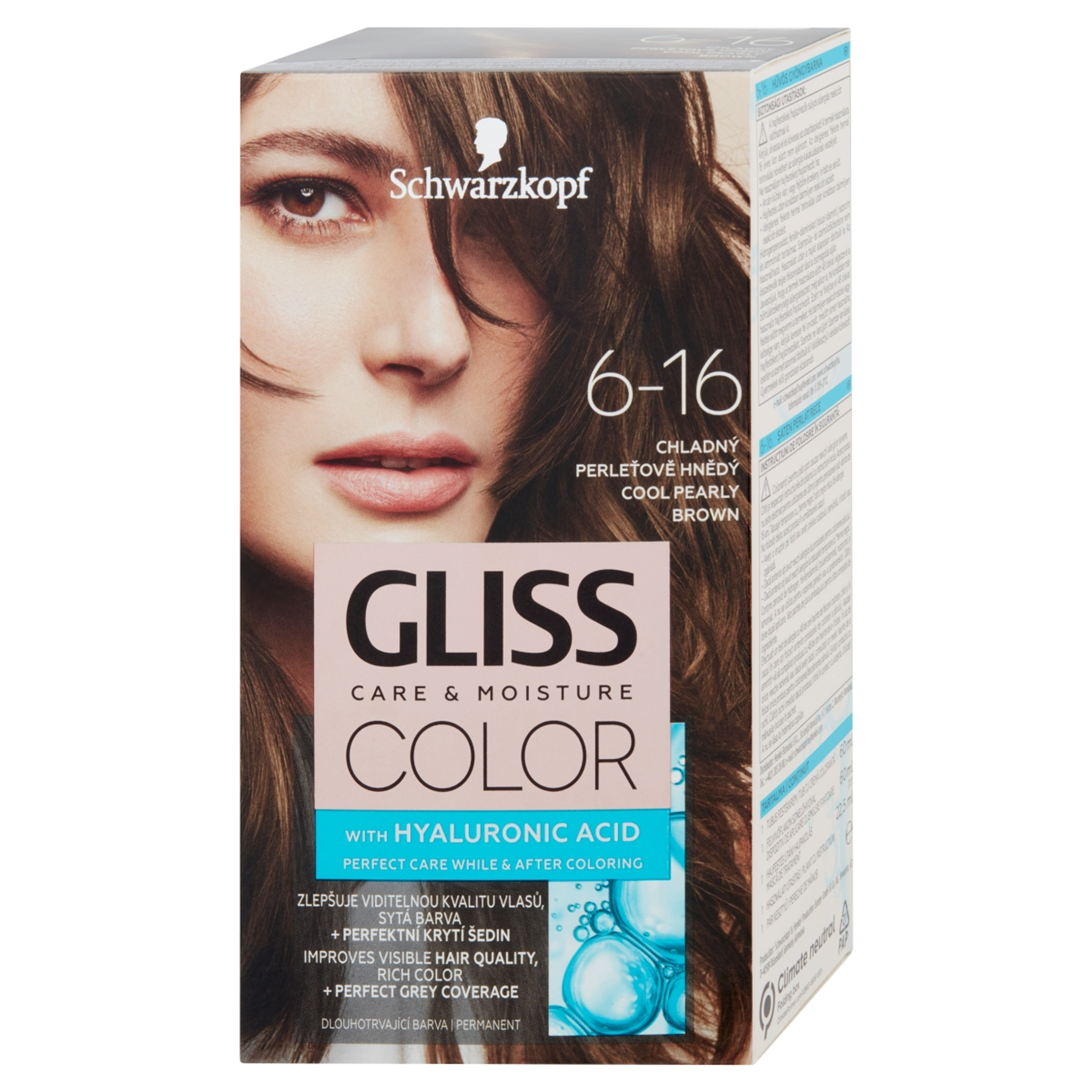Gliss Color tartós hajfesték 6-16 Hűvös gyöngybarna - 1 db-2