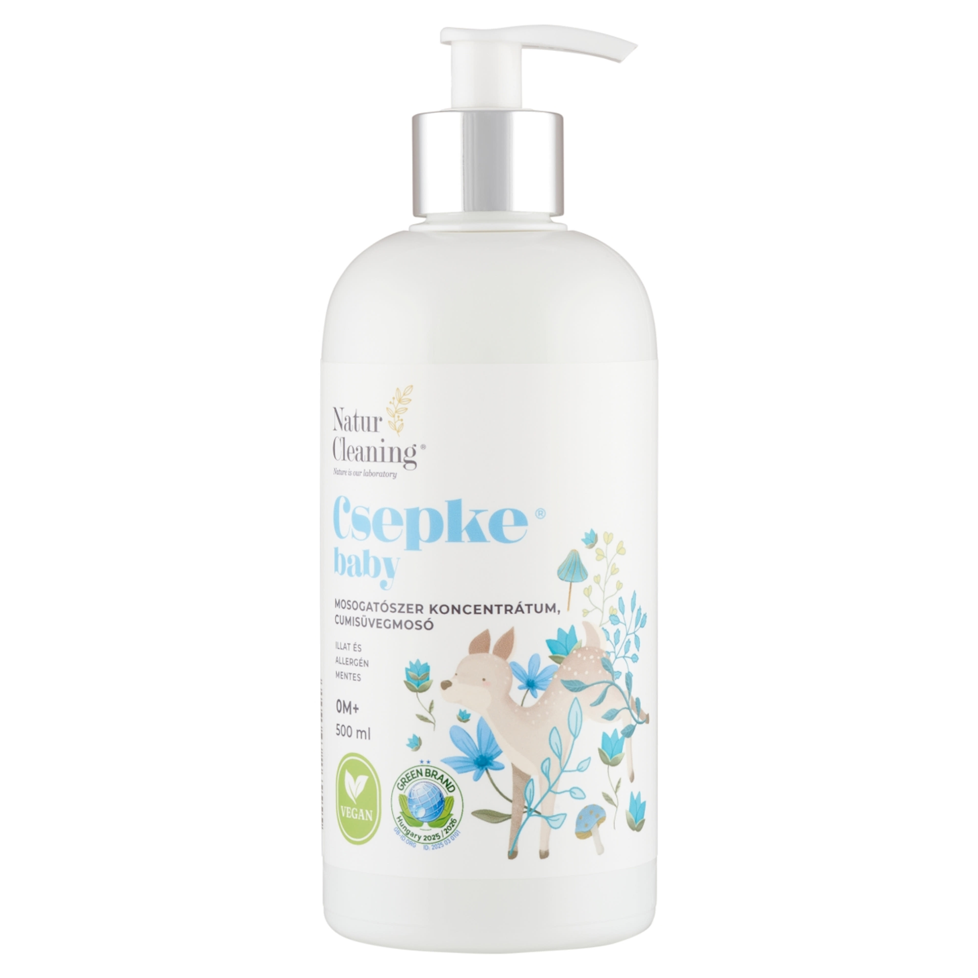 Csepke baba mosogatószer 0 hónapos kortól - 500 ml
