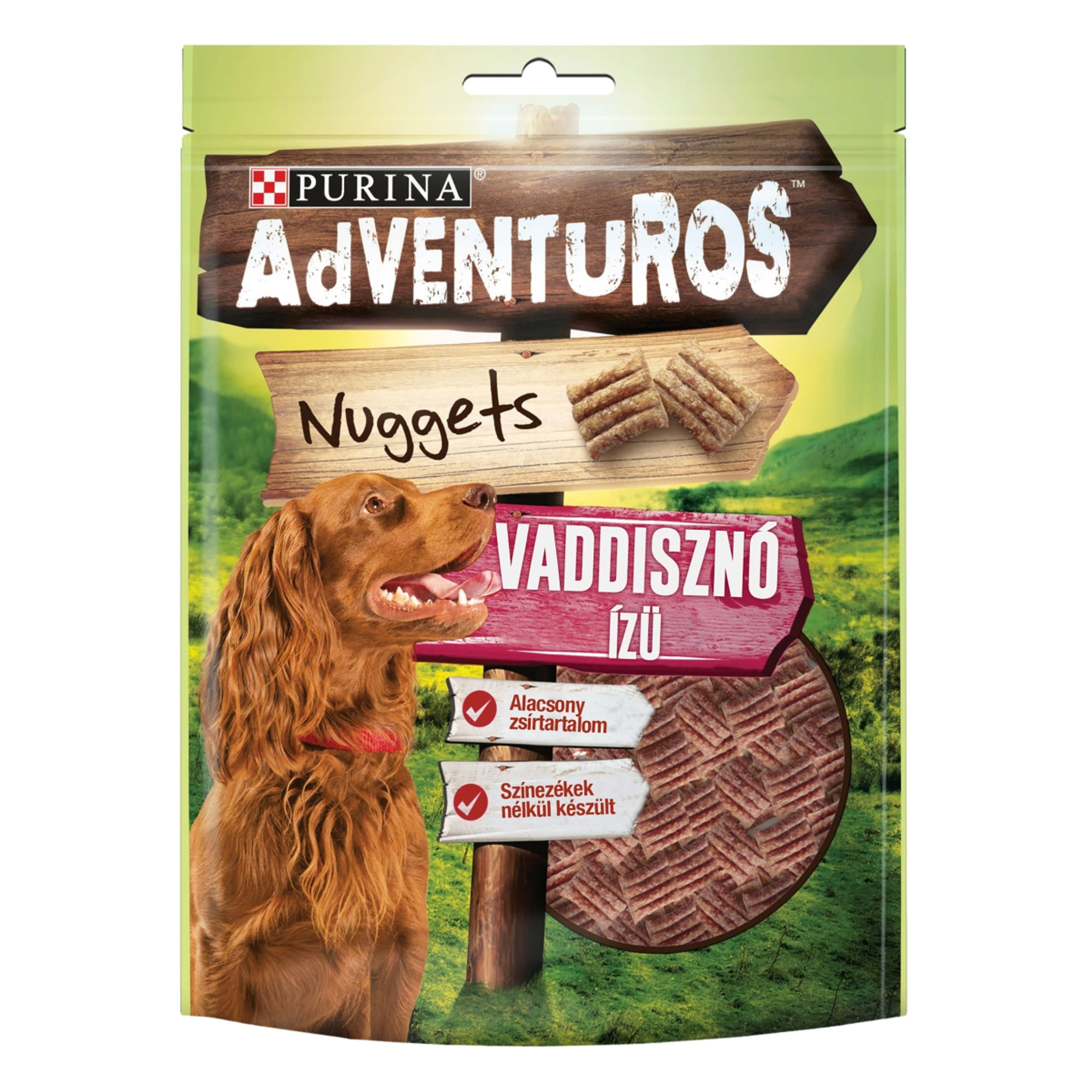 Purina Adventuros Nuggets jutalomfalat kutyáknak, vaddisznó, vad ízű - 90 g-2