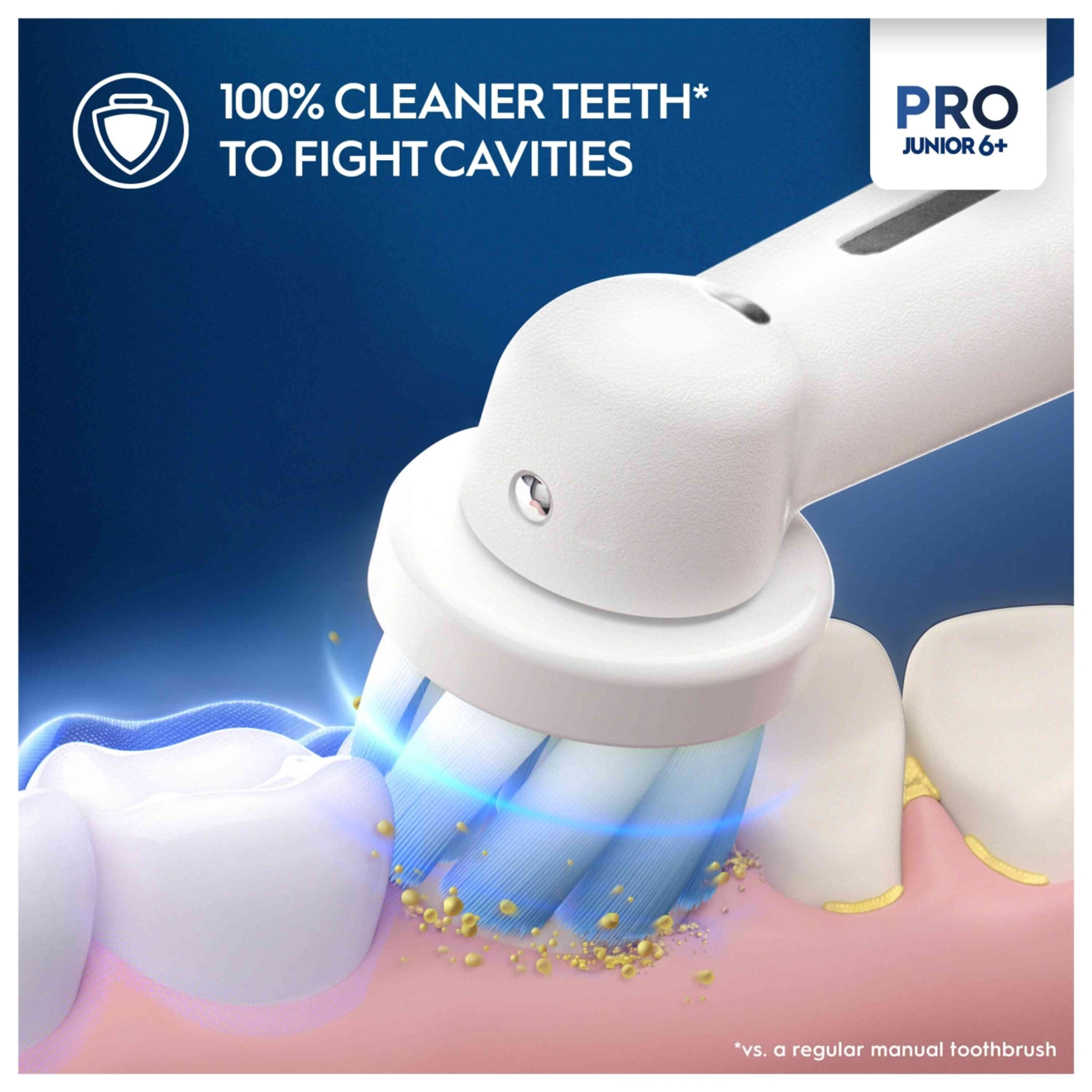 Oral-B Pro Junior Jégvarázs elektromos fogkefe 6 éves kortól - 1 db-6