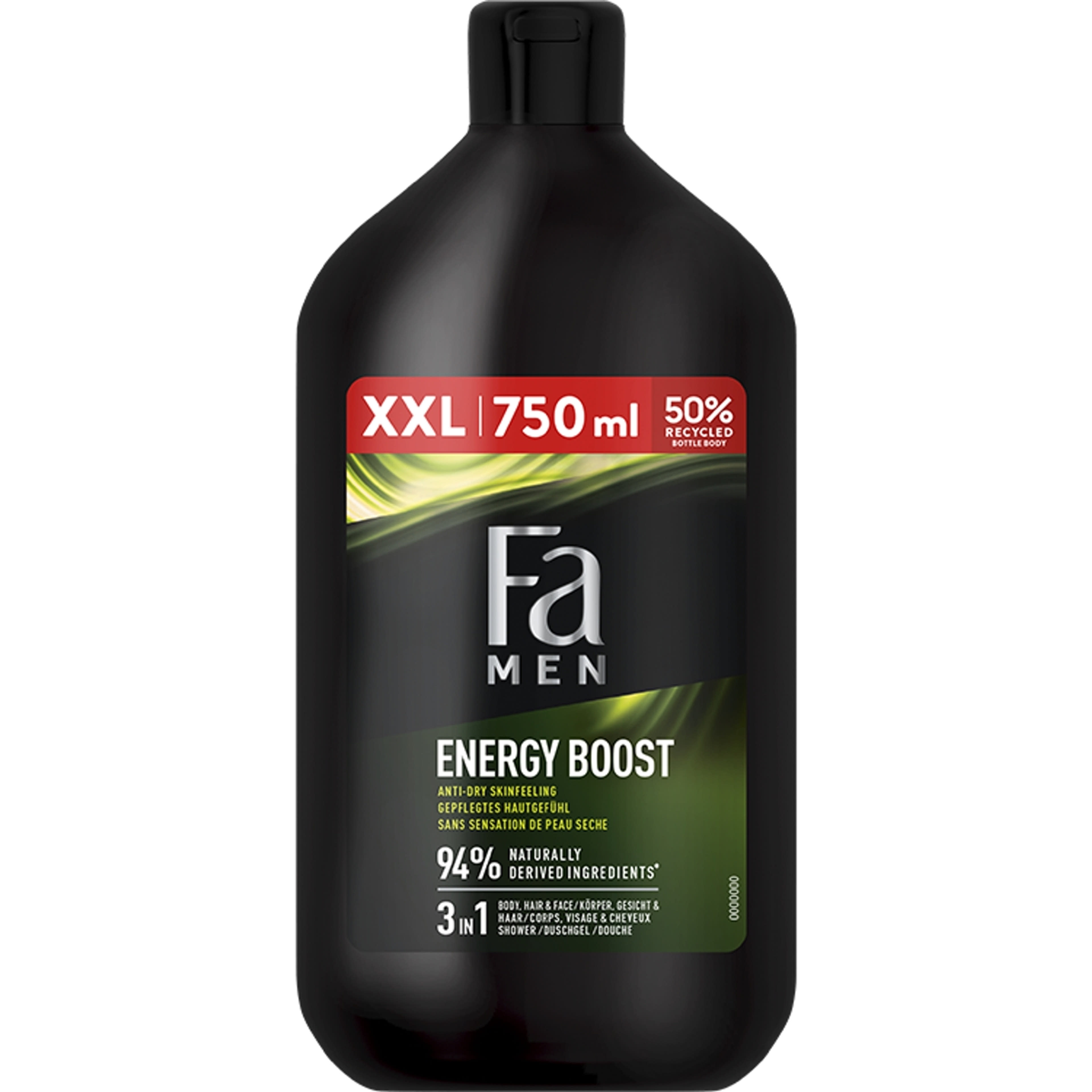 Fa Energyboost tusfürdő férfi - 750 ml