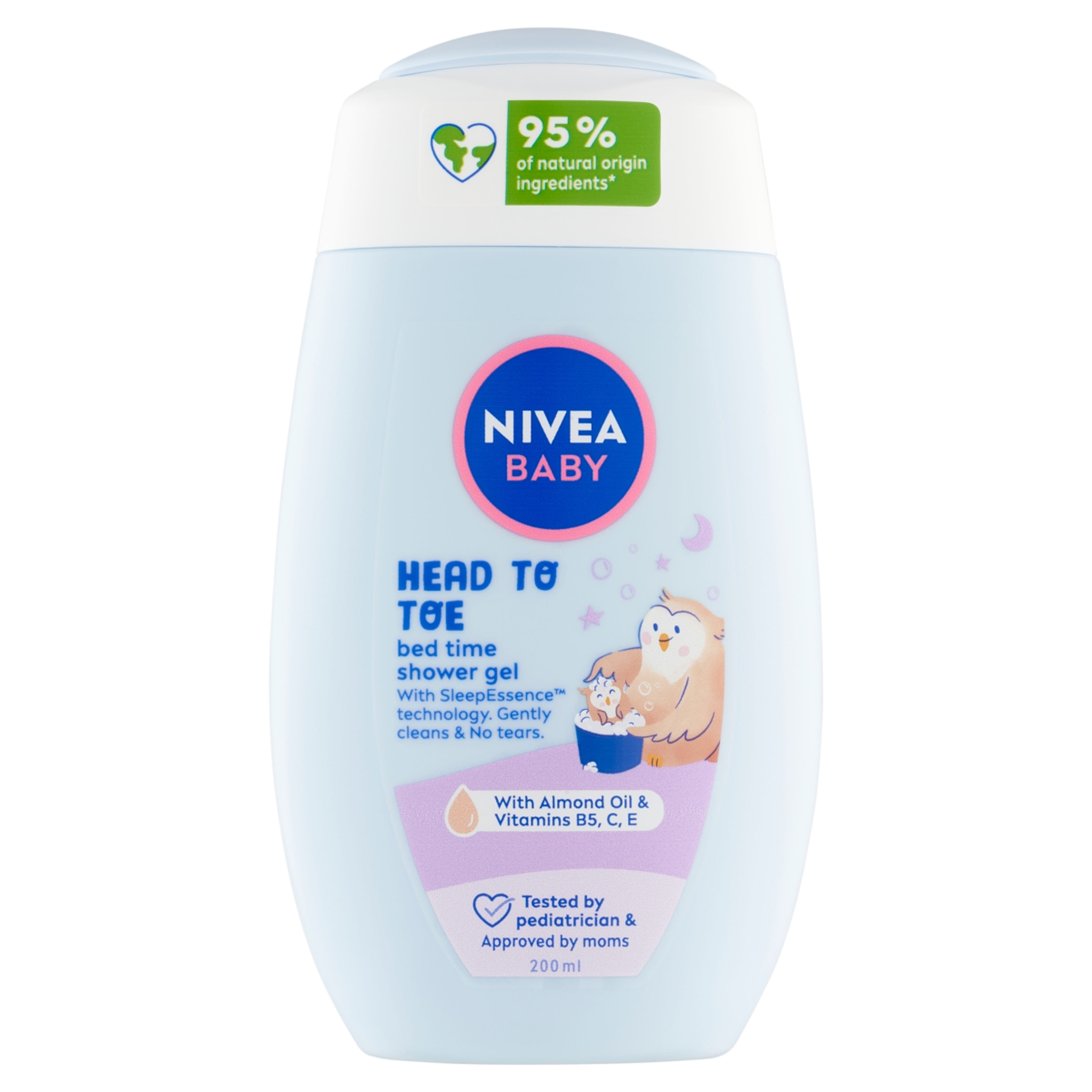 Nivea BABY Bed Time Head to Toe tusfürdő - 200 ml