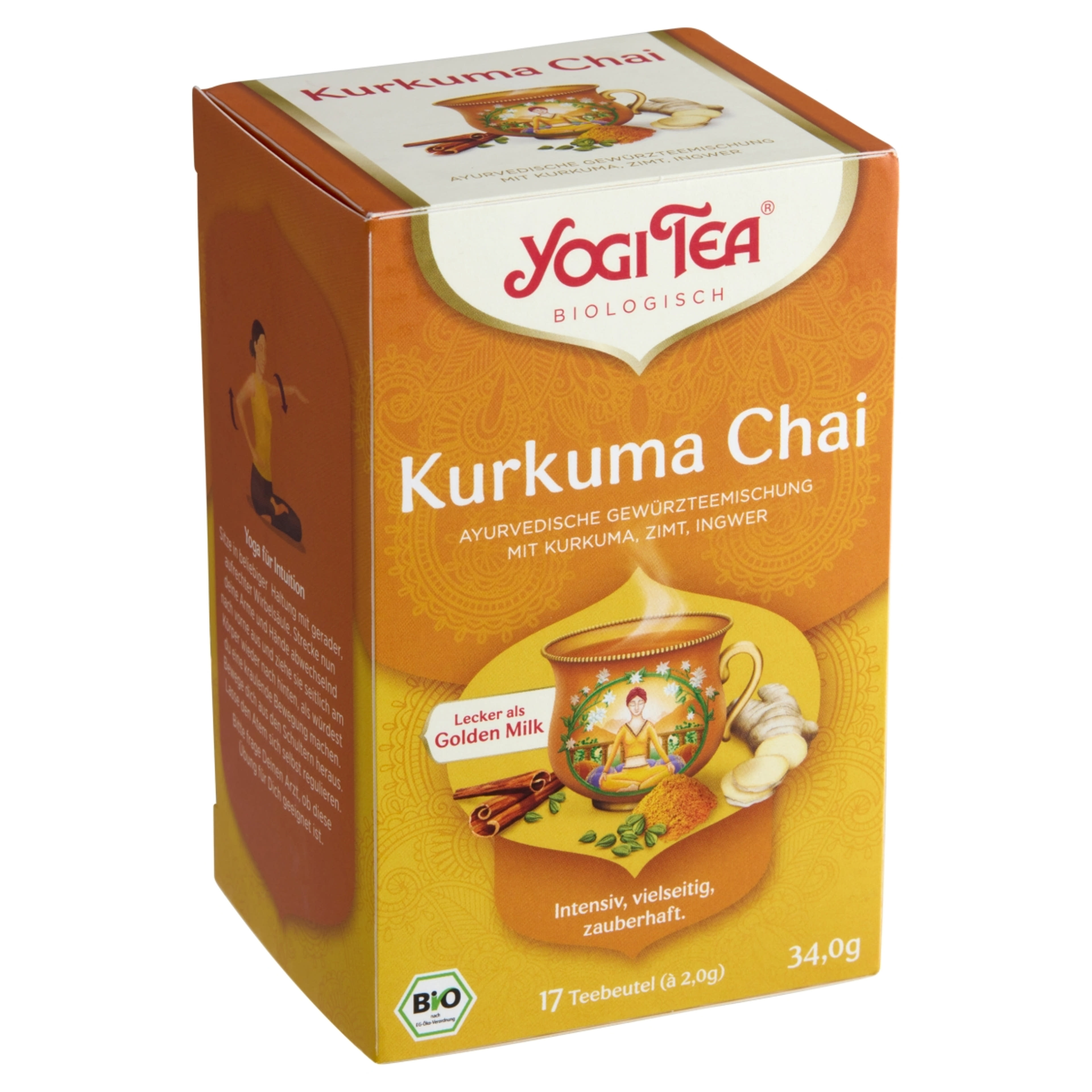 Yogi tea kurkuma chai bio tea - 34 g-2