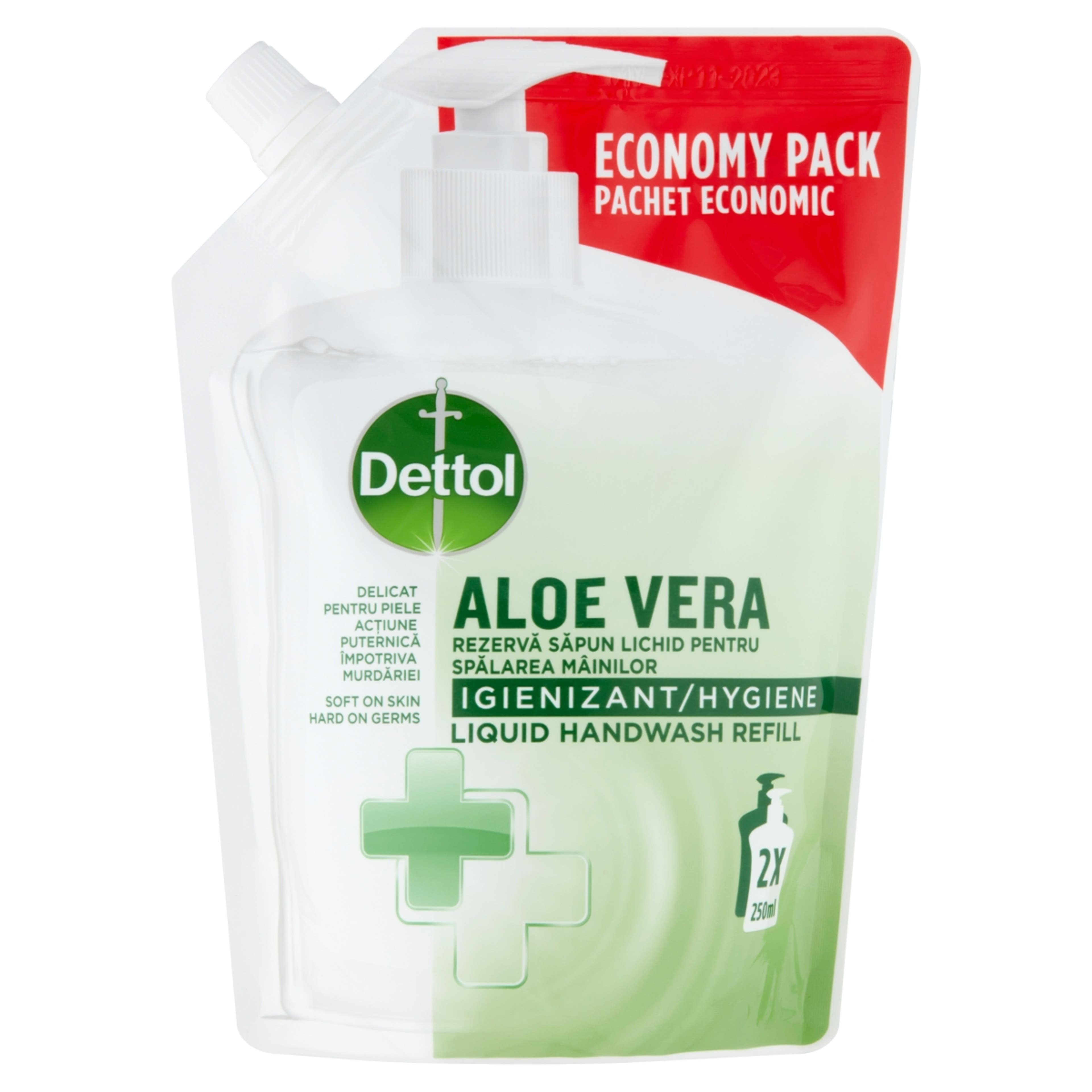 Dettol Aloe Vera folyékony szappan utántöltő - 500 ml